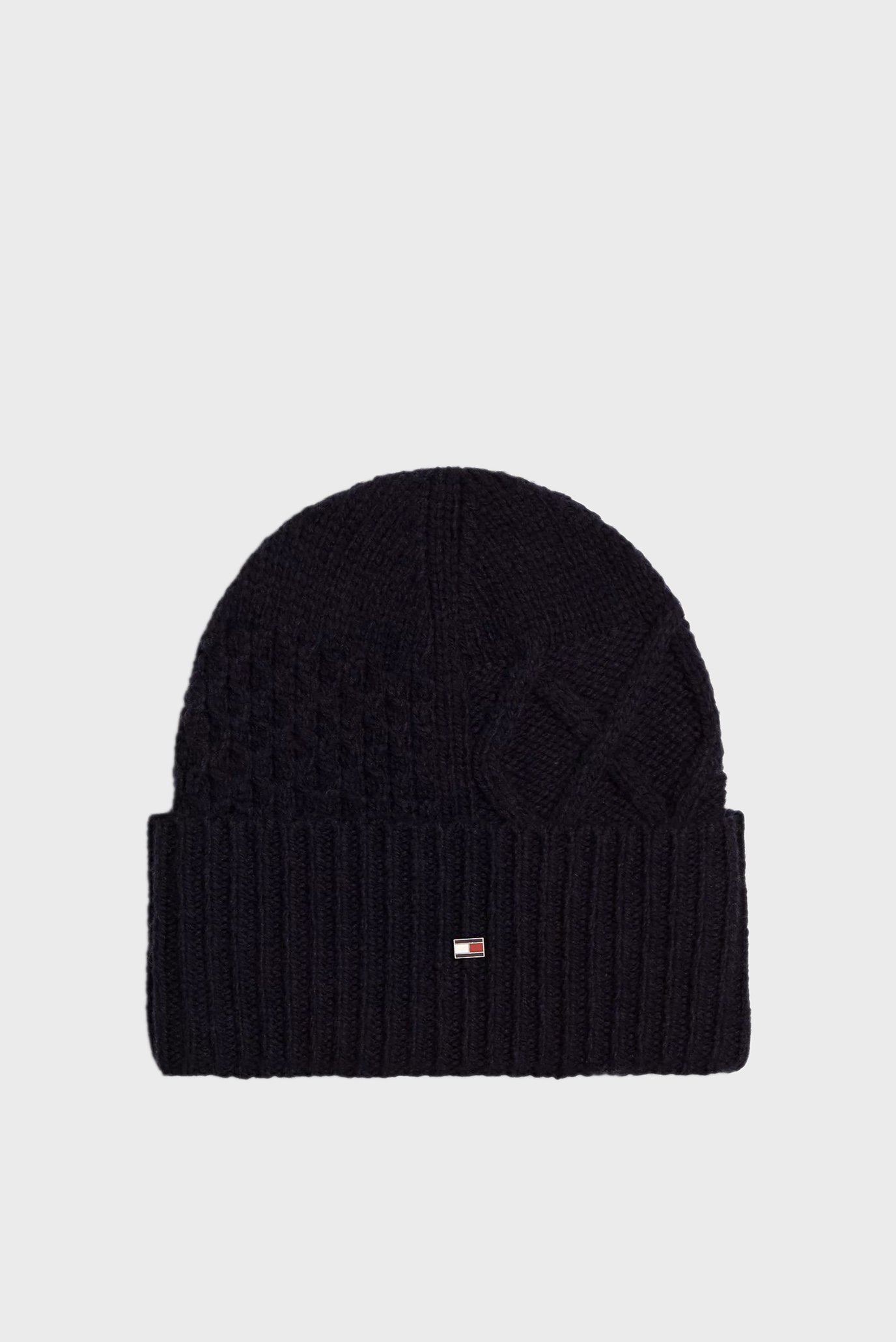 Шапка/TH FLAG CABLE KNIT BEANIE 1