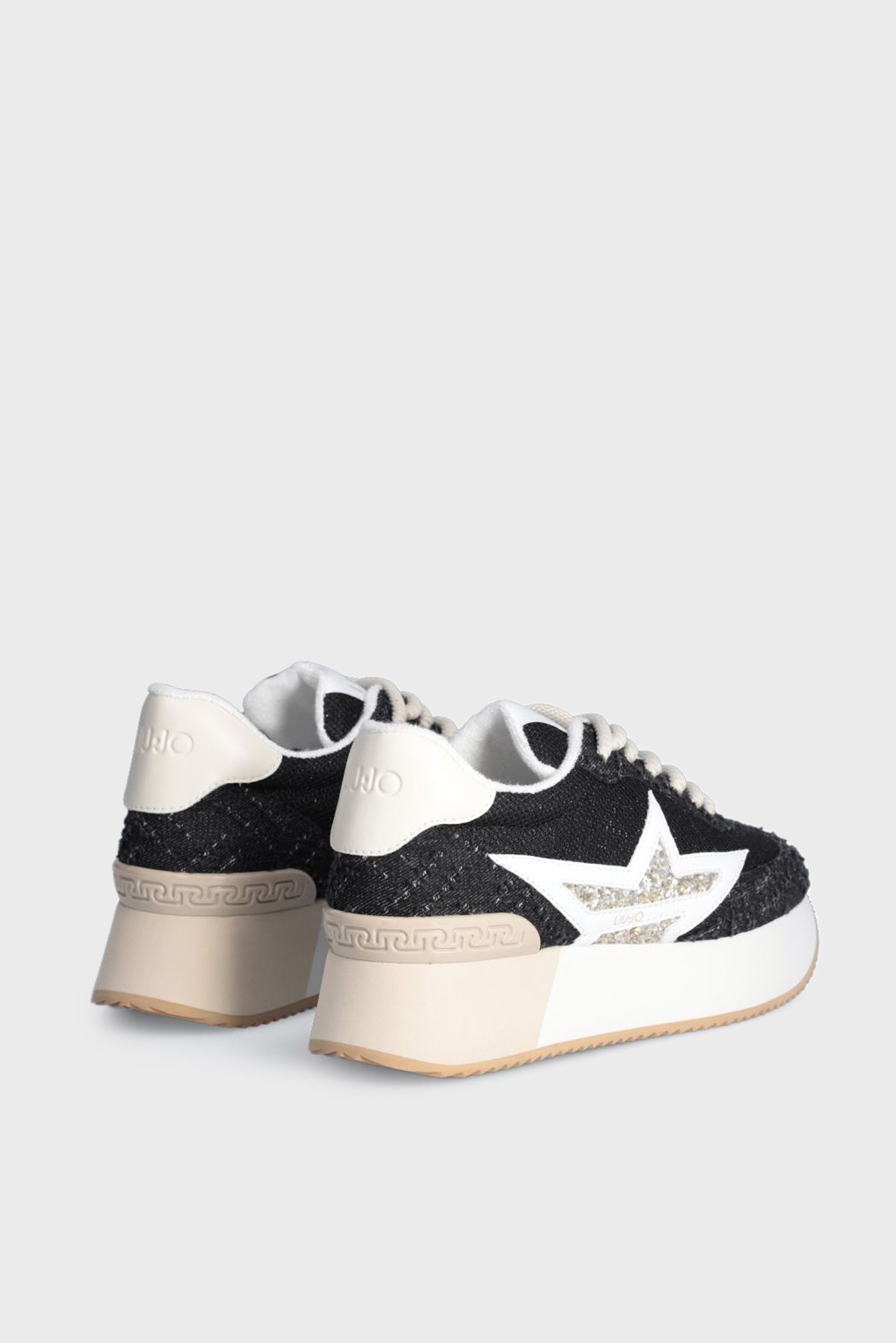 Кроссовки DREAMY 03 - SNEAKER RUINED DENIM SHINY M BLACK LIGHT GOLD 4