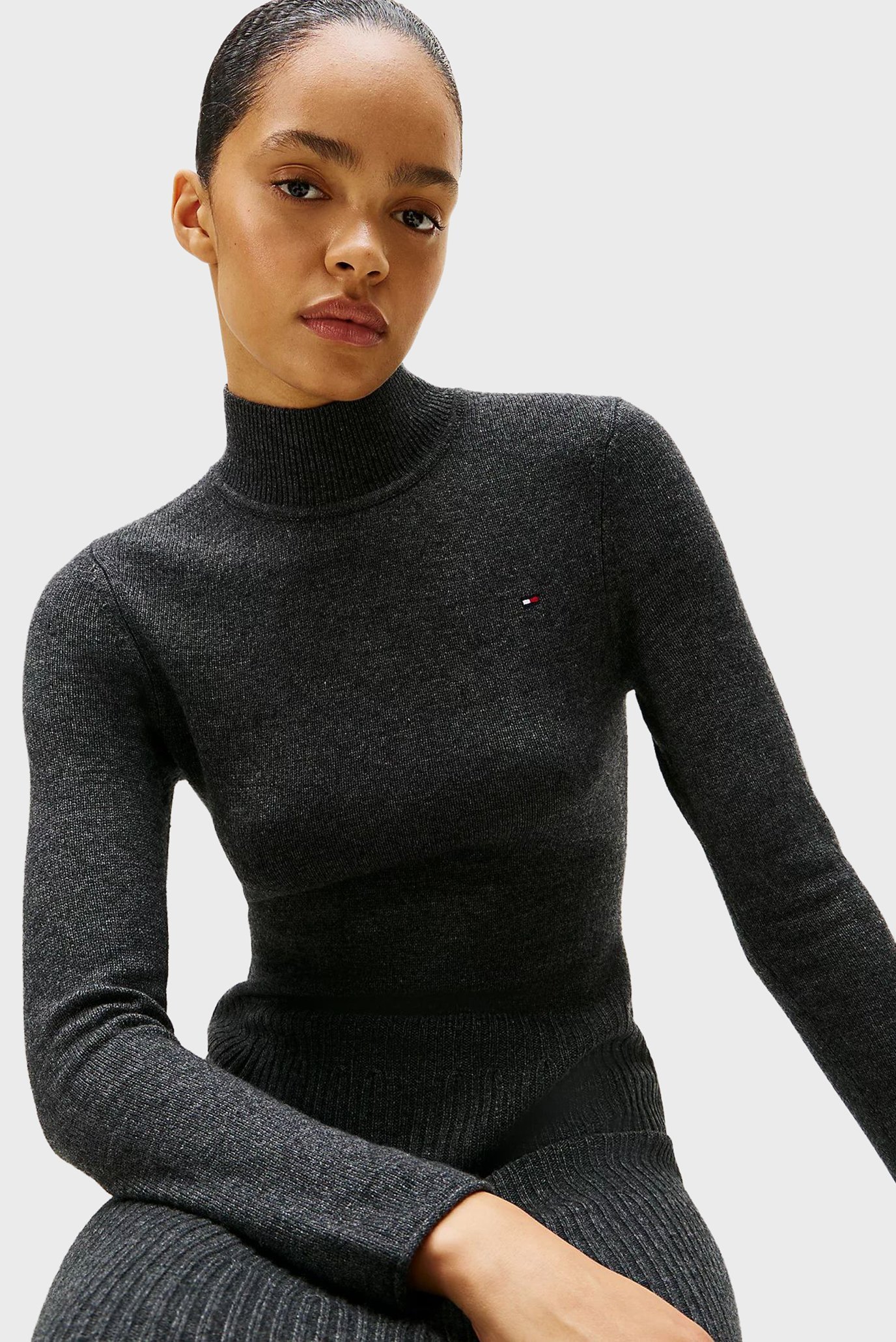 Платье SOFT WOOL LS MOCK-NK SWT DRESS 3