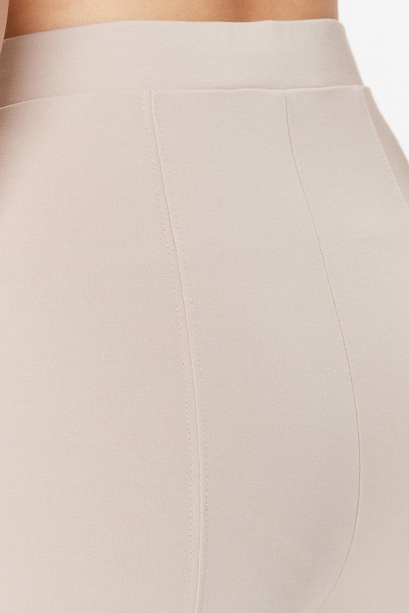 Женские бежевые брюки LOGO ELASTIC MILANO 5