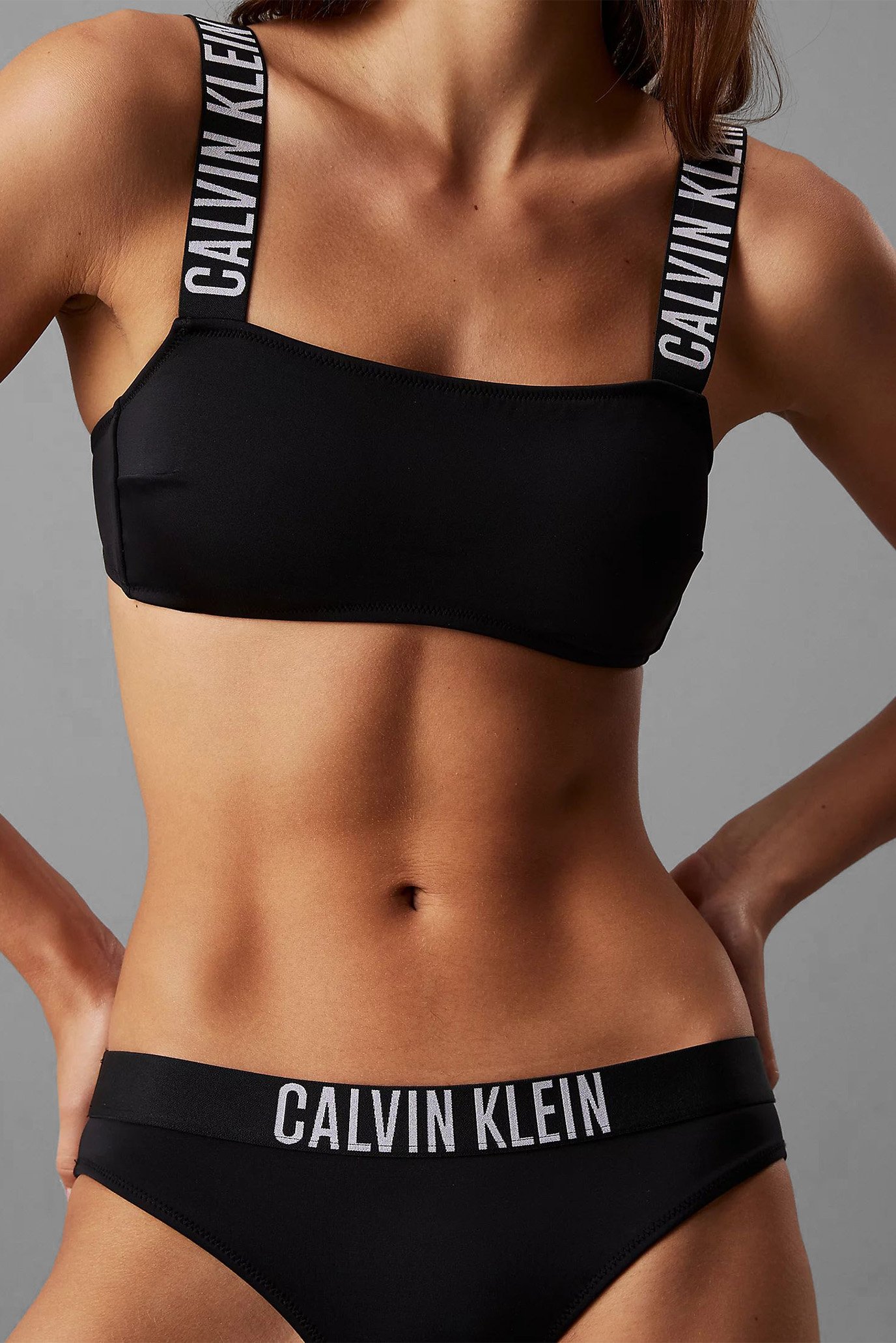 Женские черные трусики от купальника BIKINI 2