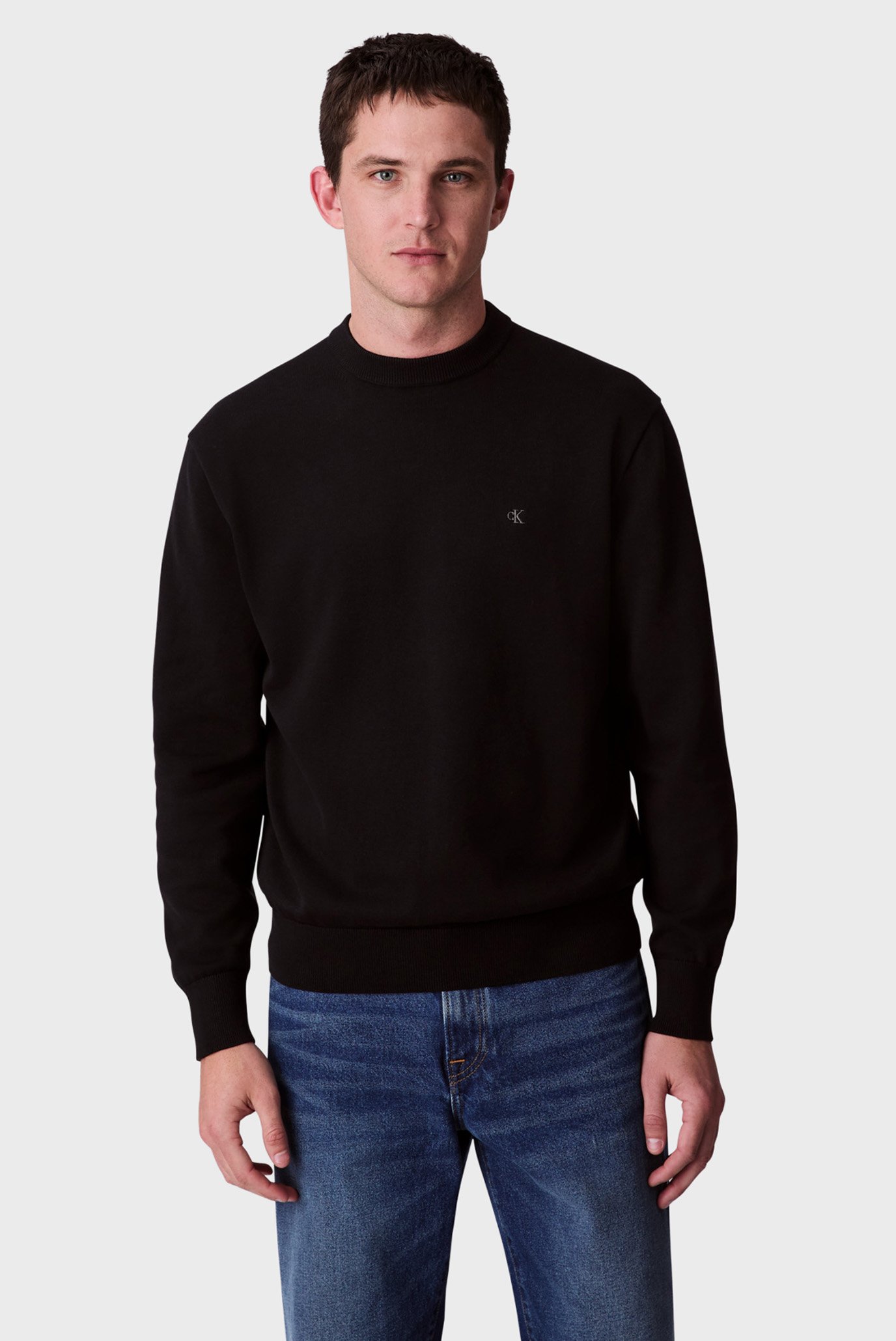 Свитер EU LS COTTON RELAXED CREWNK SWEA 1