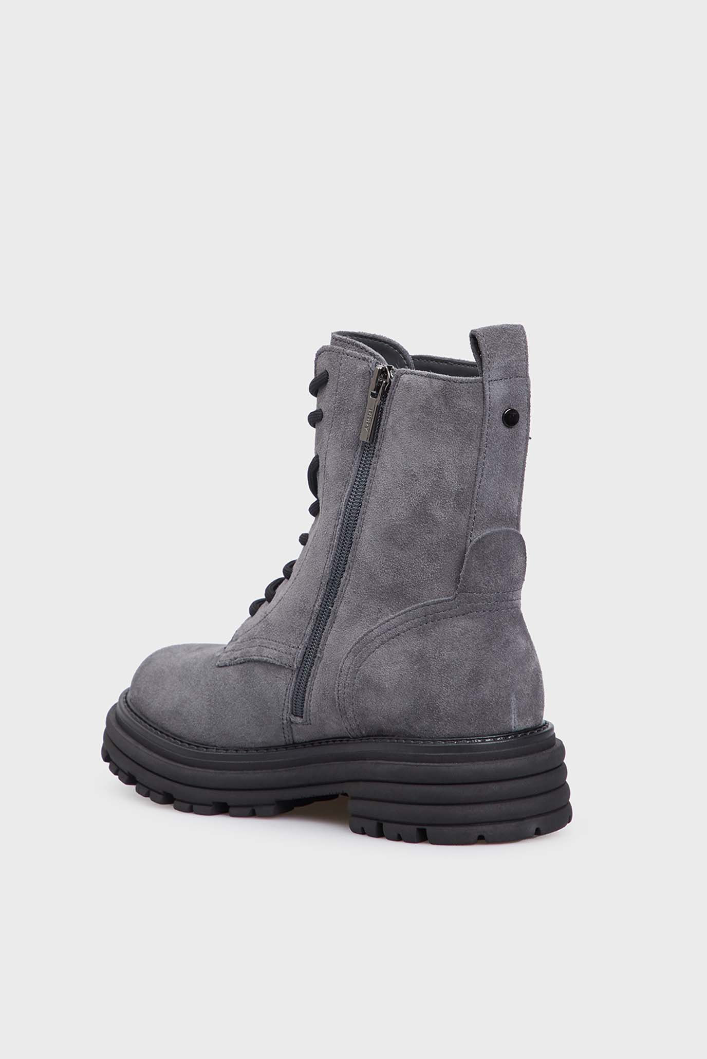 Женские серые замшевые ботинки Jerry Frost 6