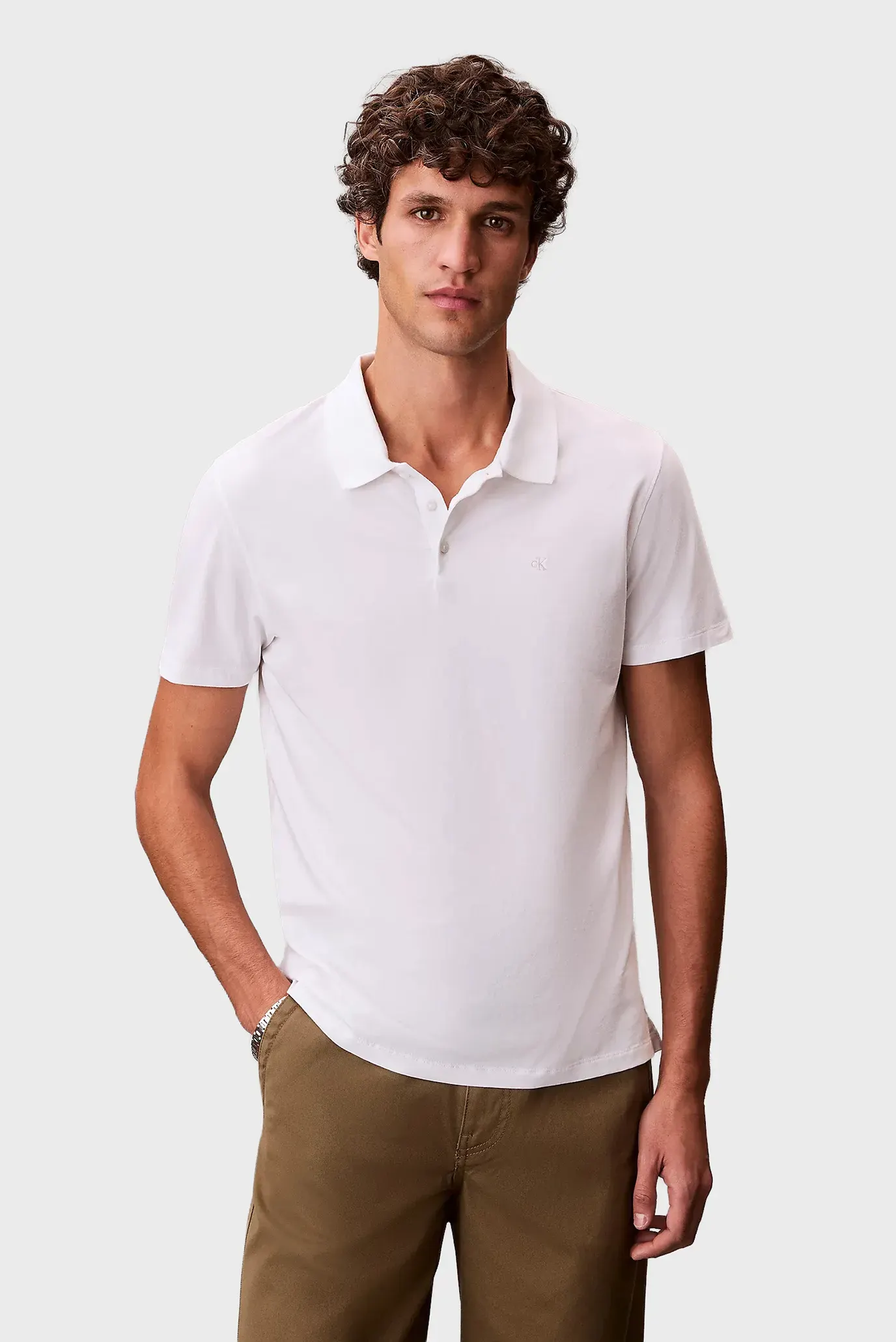 Поло SS SLIM STRETCH COTTON POLO 1