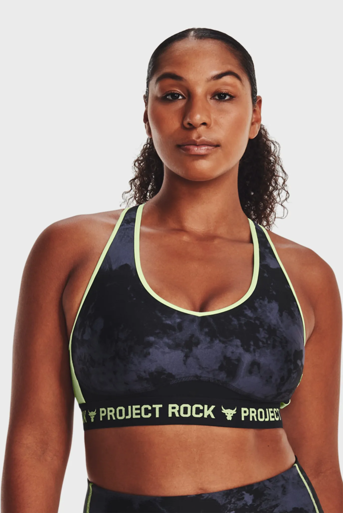 Топ UA Pjt Rck Crssbk Bra Print 11