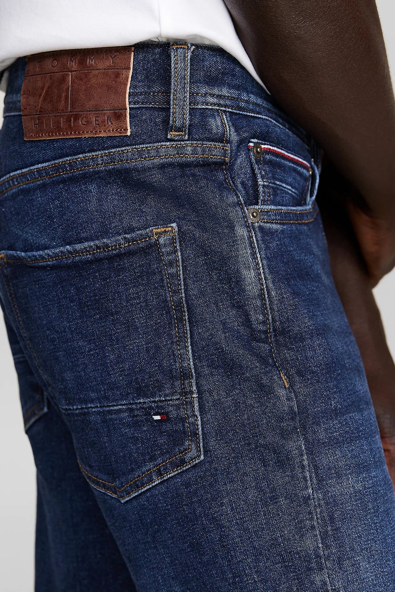 Мужские темно-синие джинсы STRAIGHT DENTON STR BAKER INDIGO 4