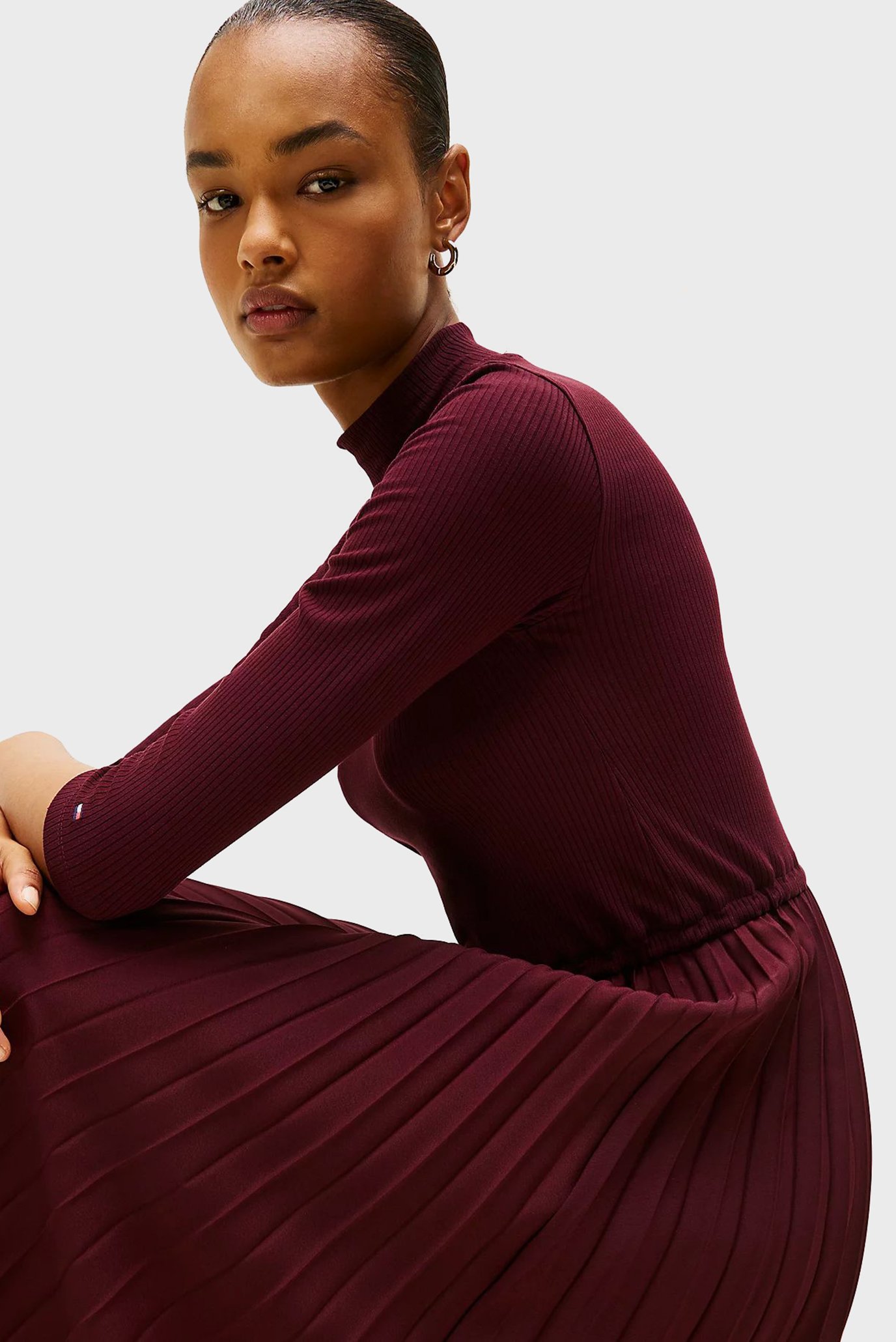 Платье SLIM 5X2 RIB MIX MIDI DRS 4