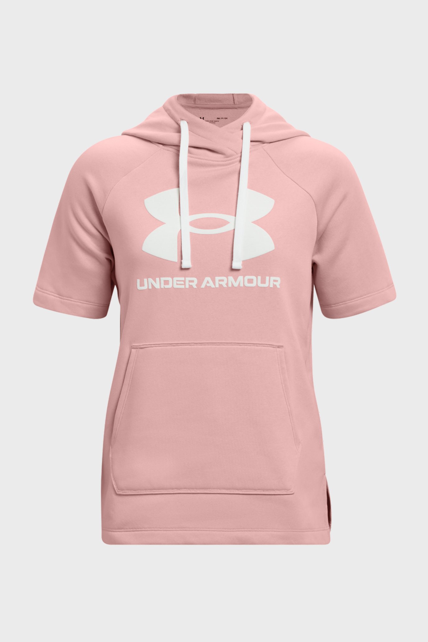 Under armour rival fleece logo ss hoodie sale