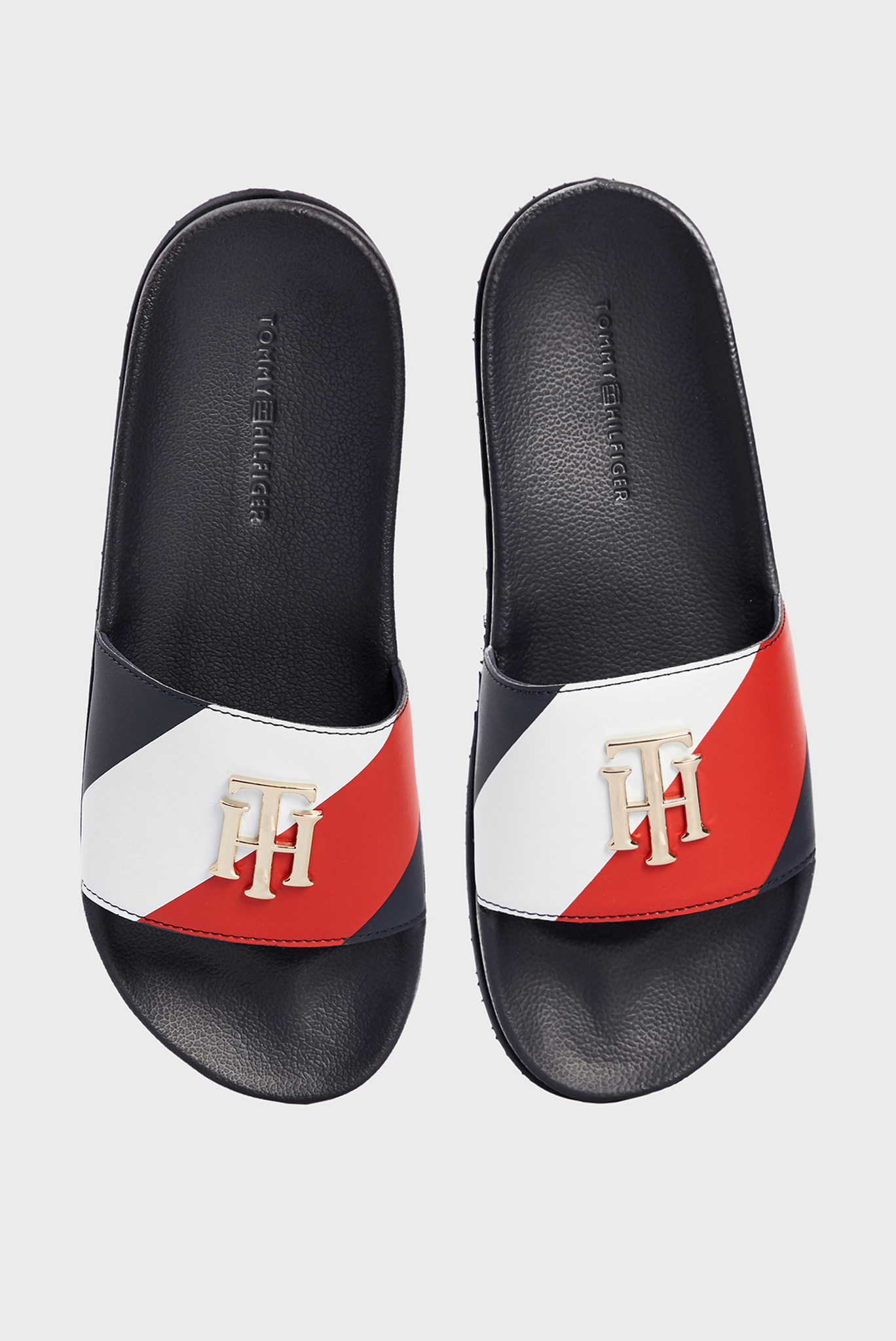 Женские темно-синие слайдеры Tommy Hilfiger Женские темно-синие слайдеры 4