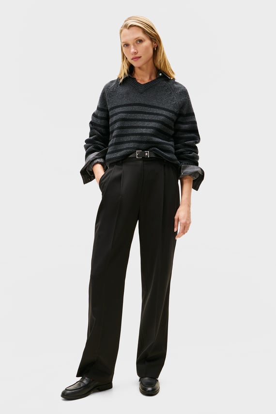 Штаны TIMELESS WOOL STRT PLEAT PANT