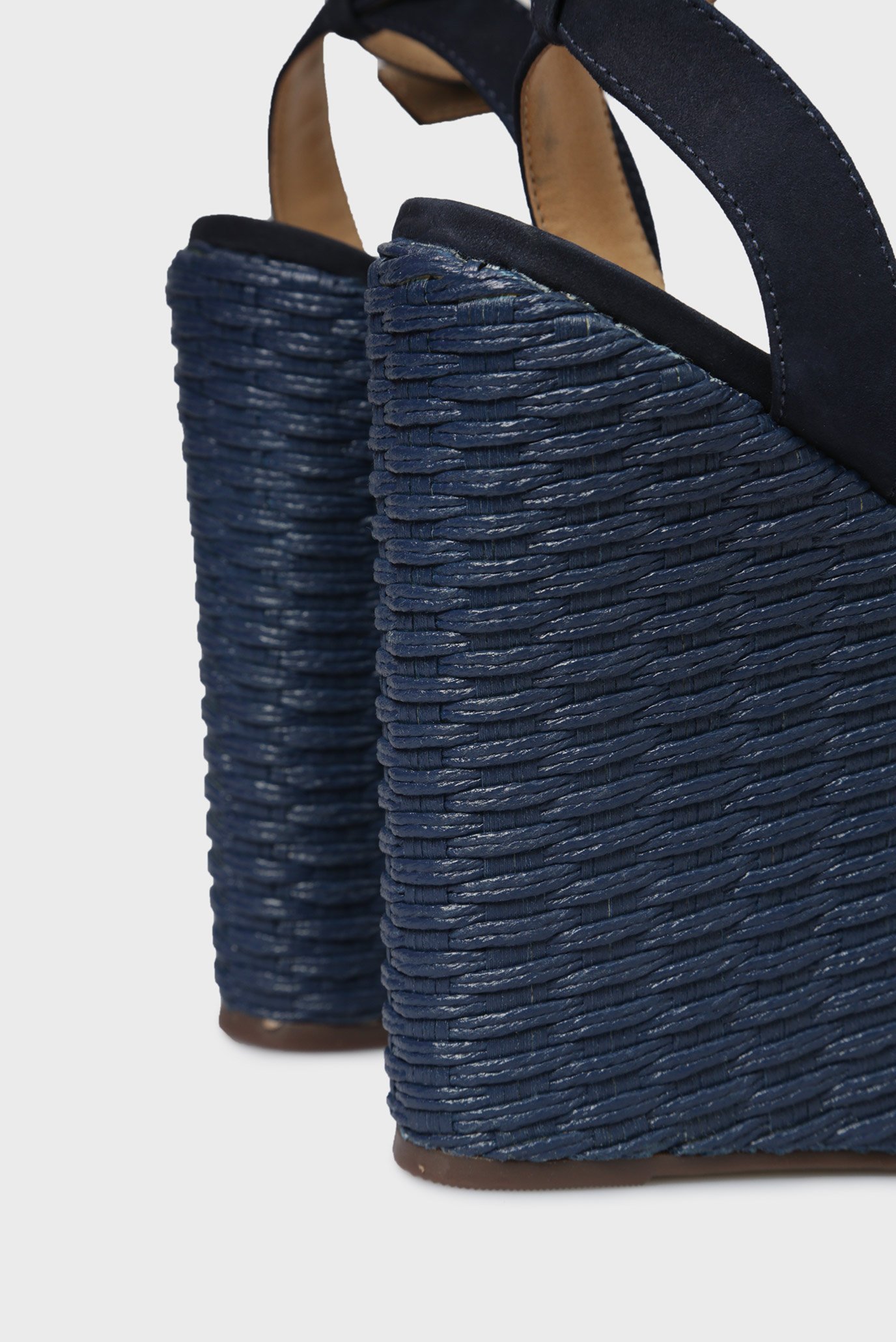 Женские синие кожаные босоножкиSchutz Женские синие кожаные босоножки 10