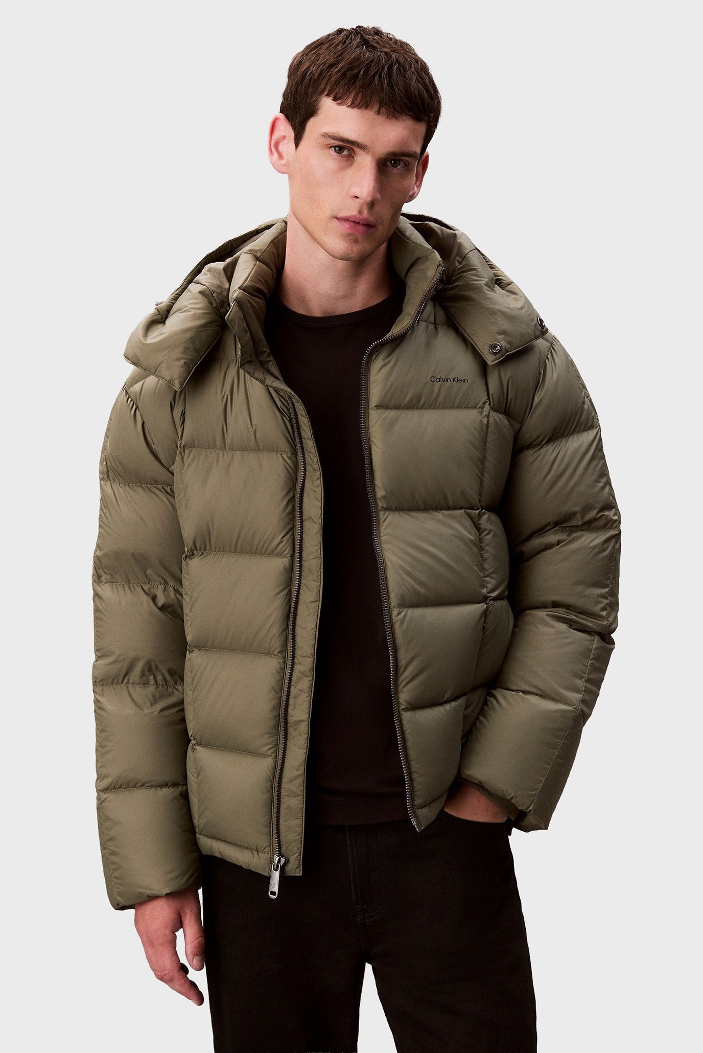 Куртка зимняя LS NYLON QUILTED DETACHABLE HOOD 1