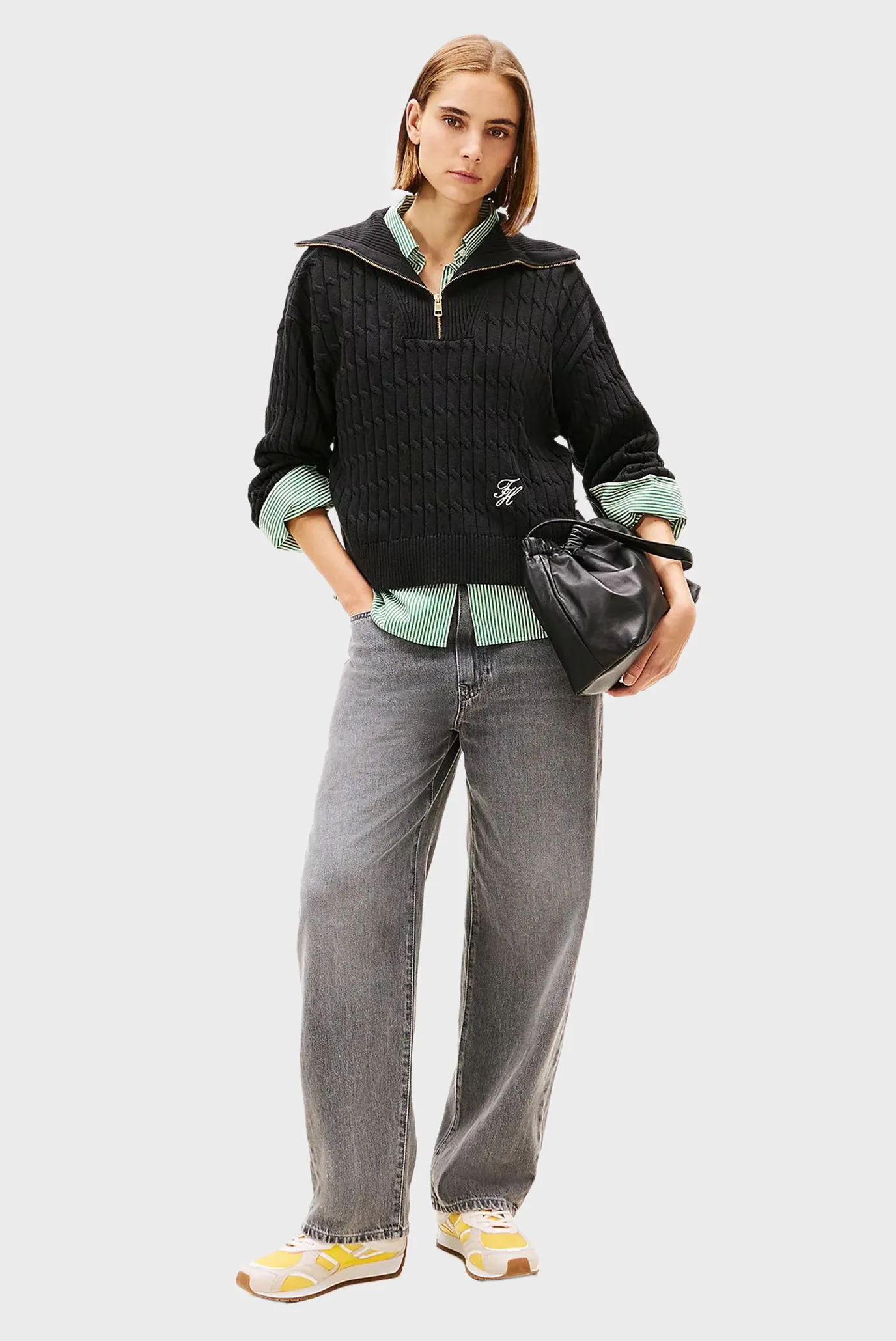 Свитер CO CABLE MID GG 1 2 ZIP LS SWT 2