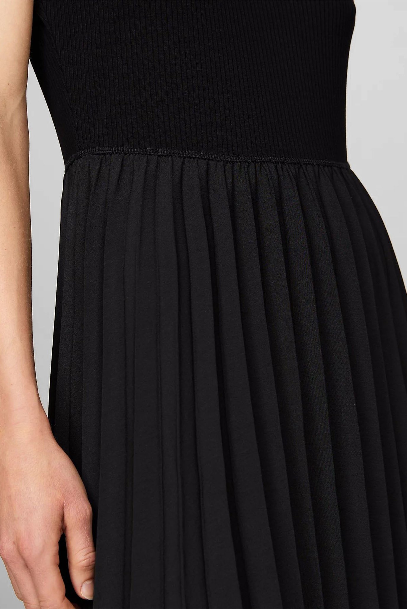 Платье 5X2 RIB MK-NK PLEAT MIDI DRS SS 4