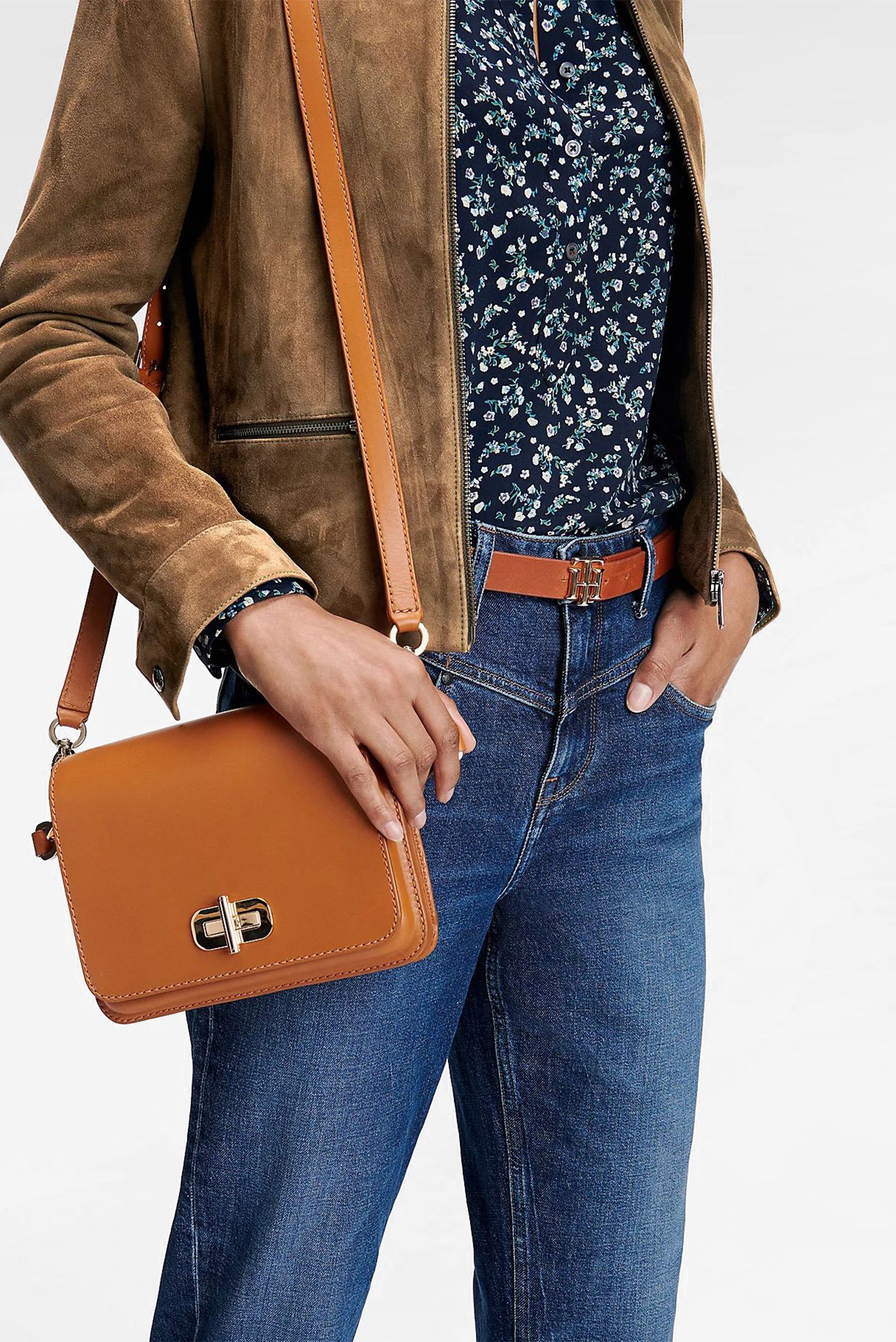 Куртка кожаная/NADIA SUEDE SLIM VARSITY JKT 4