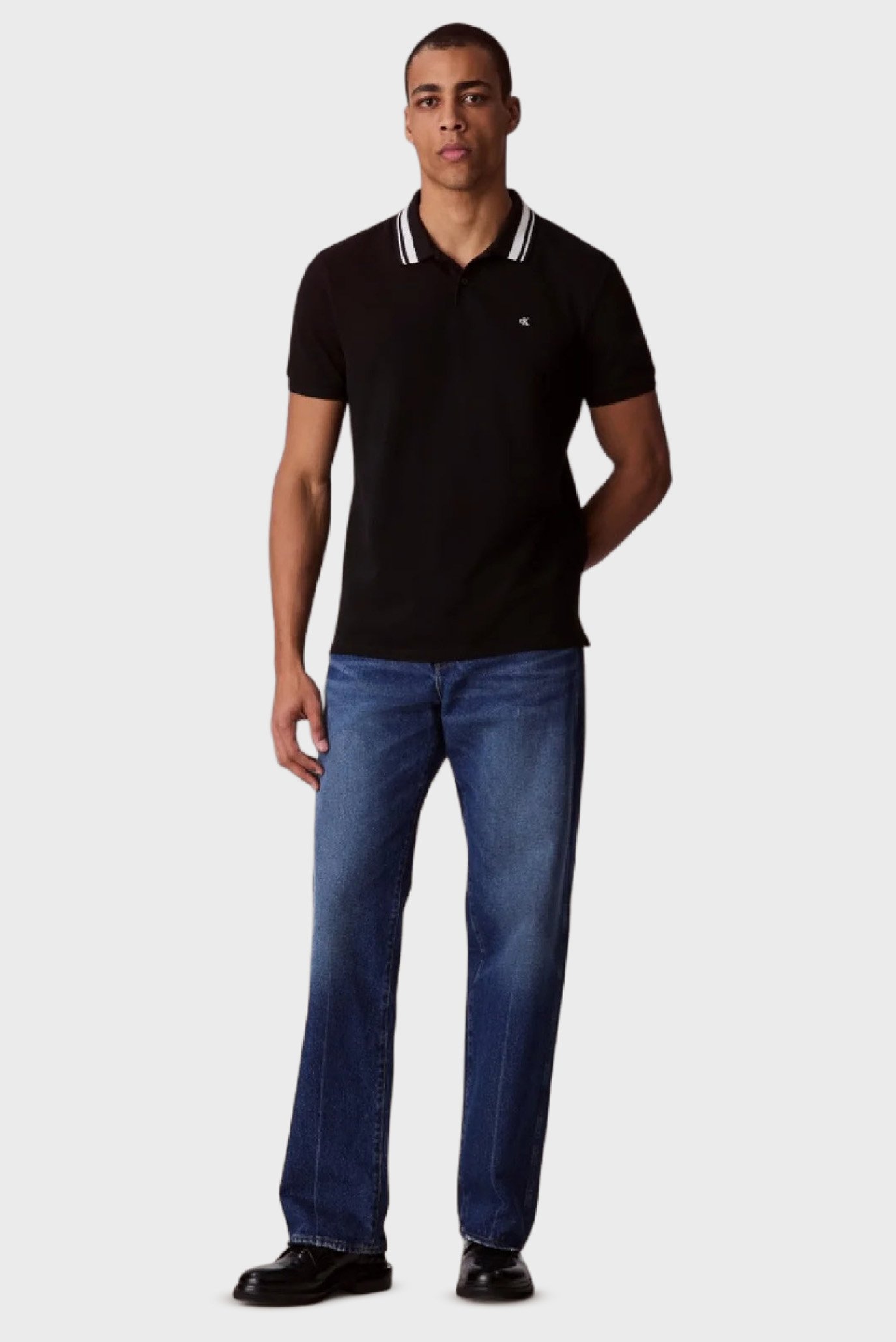 Поло SS MONOGRAM PIQUE TIPPED POLO 2