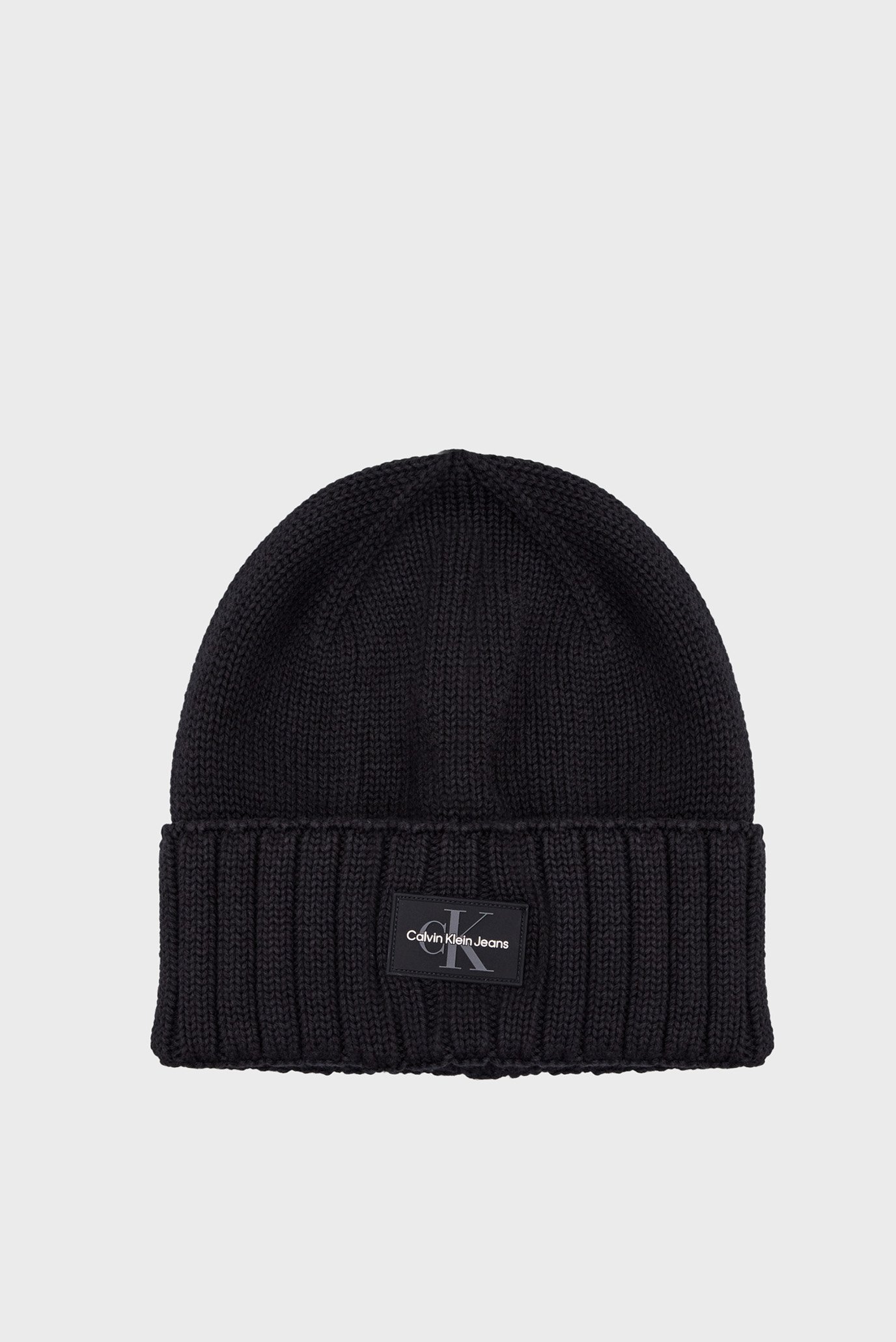 Шапка/MONO LOGO PATCH BEANIE RUB 1