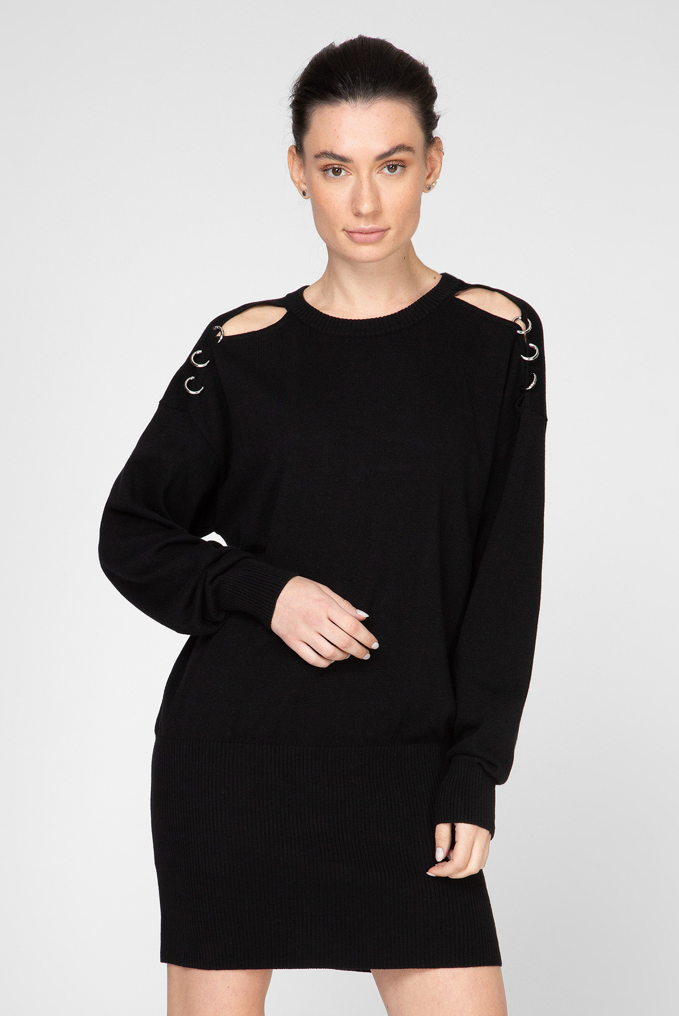 Женское черное платье M-MERS 1