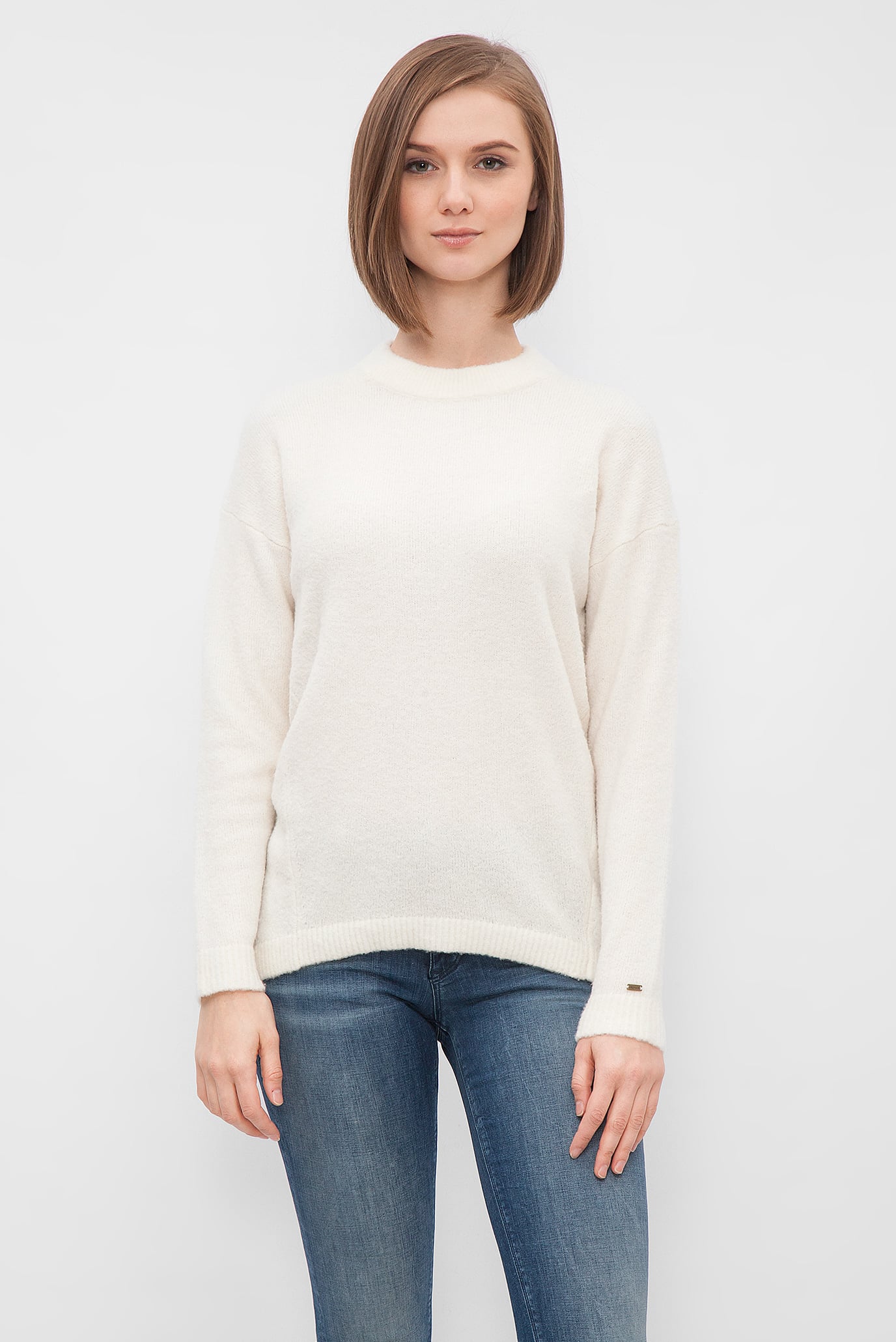Женский белый джемпер 6