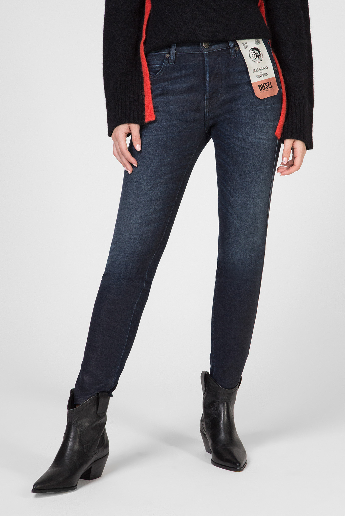 Женские темно-синие джинсы BABHILA 6