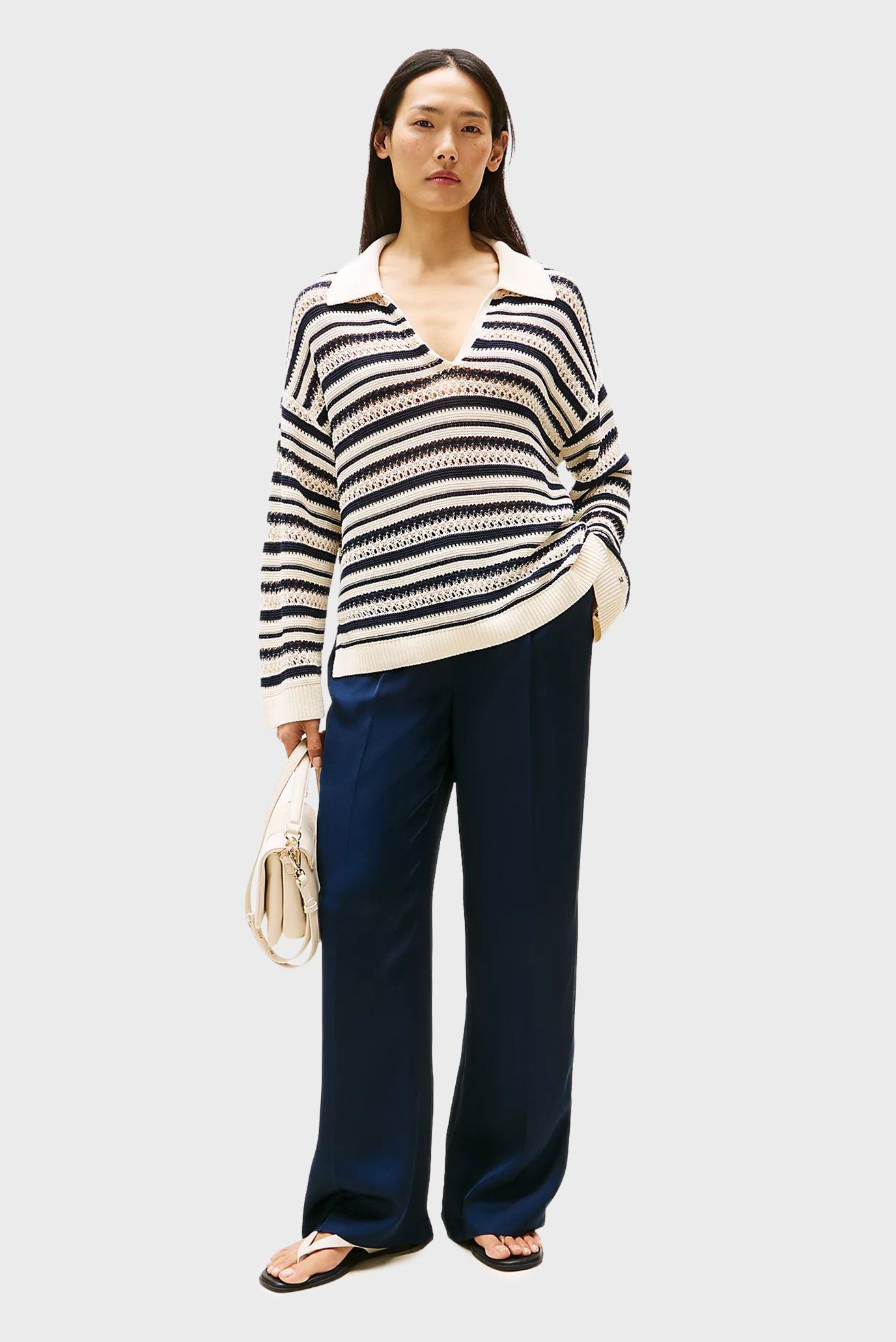 Штаны/SATEEN TIE RLXD STRAIGHT PANTS 2