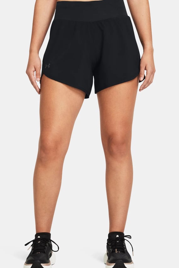 Женские черные шорты UA Fly By Elite 5'' Shorts