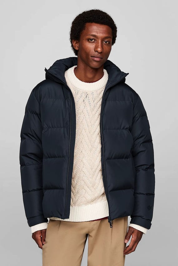Мужской темно-синий пуховик GORE-TEX DOWN HDD PUFFER JACKET Tommy Hilfiger