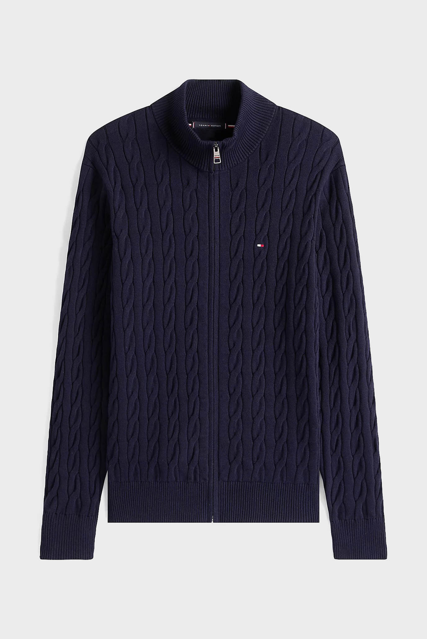 Свитер CLASSIC COTTON CABLE ZIP THROUGH 5