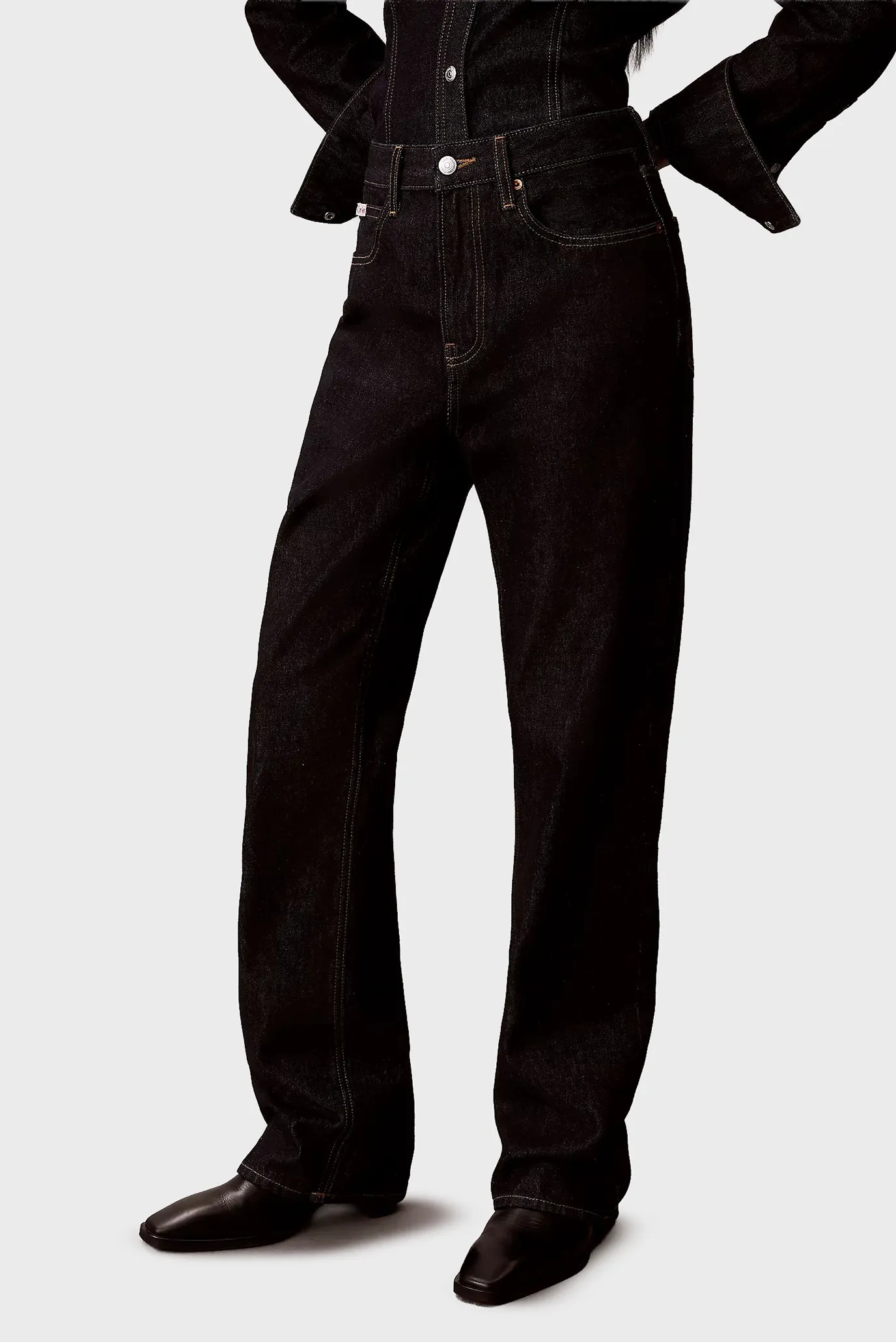 Джинсы THE STRAIGHT BOOT RESIN RINSE 1