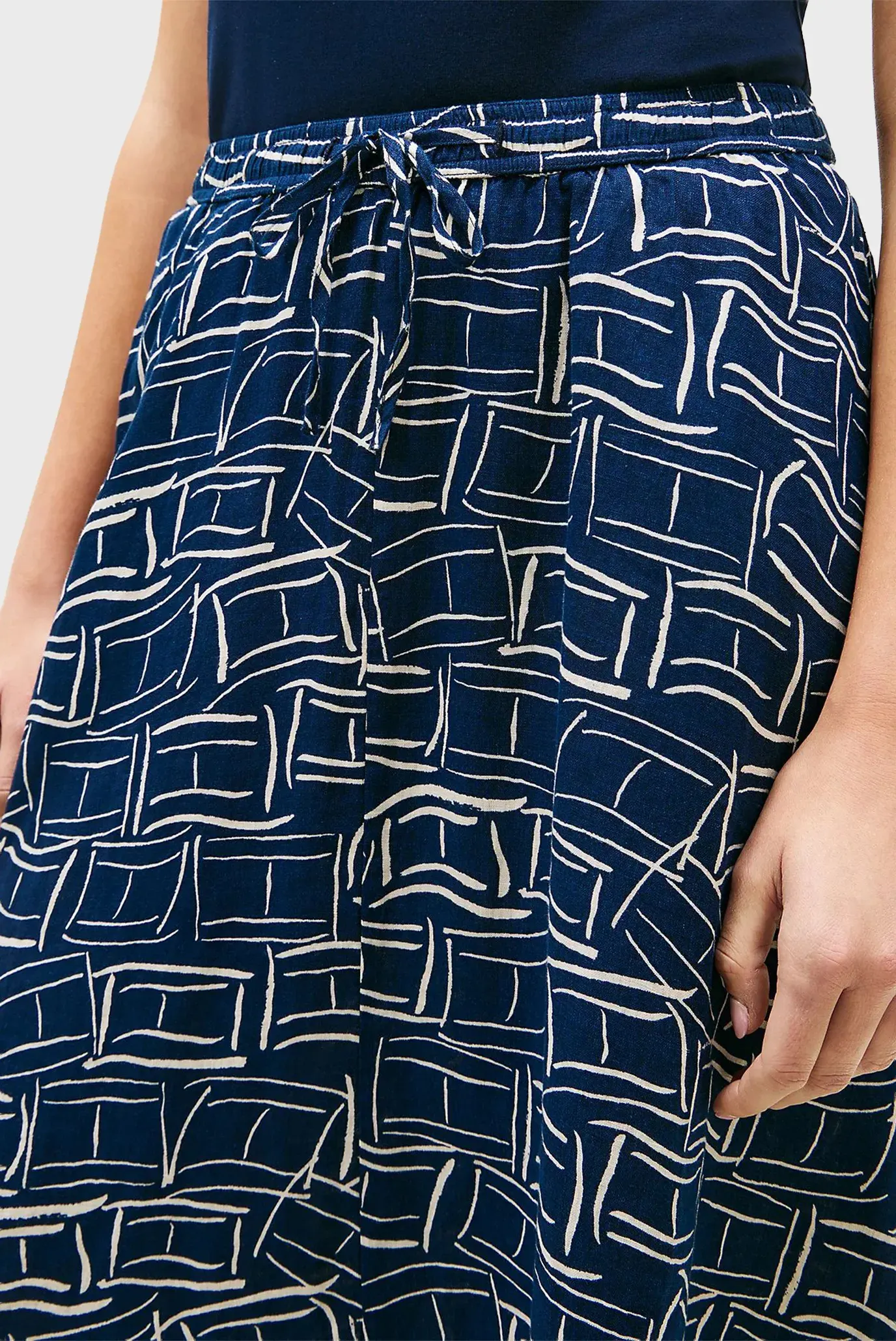 Юбка ESS LINEN FLARE MIDI SKIRT 4