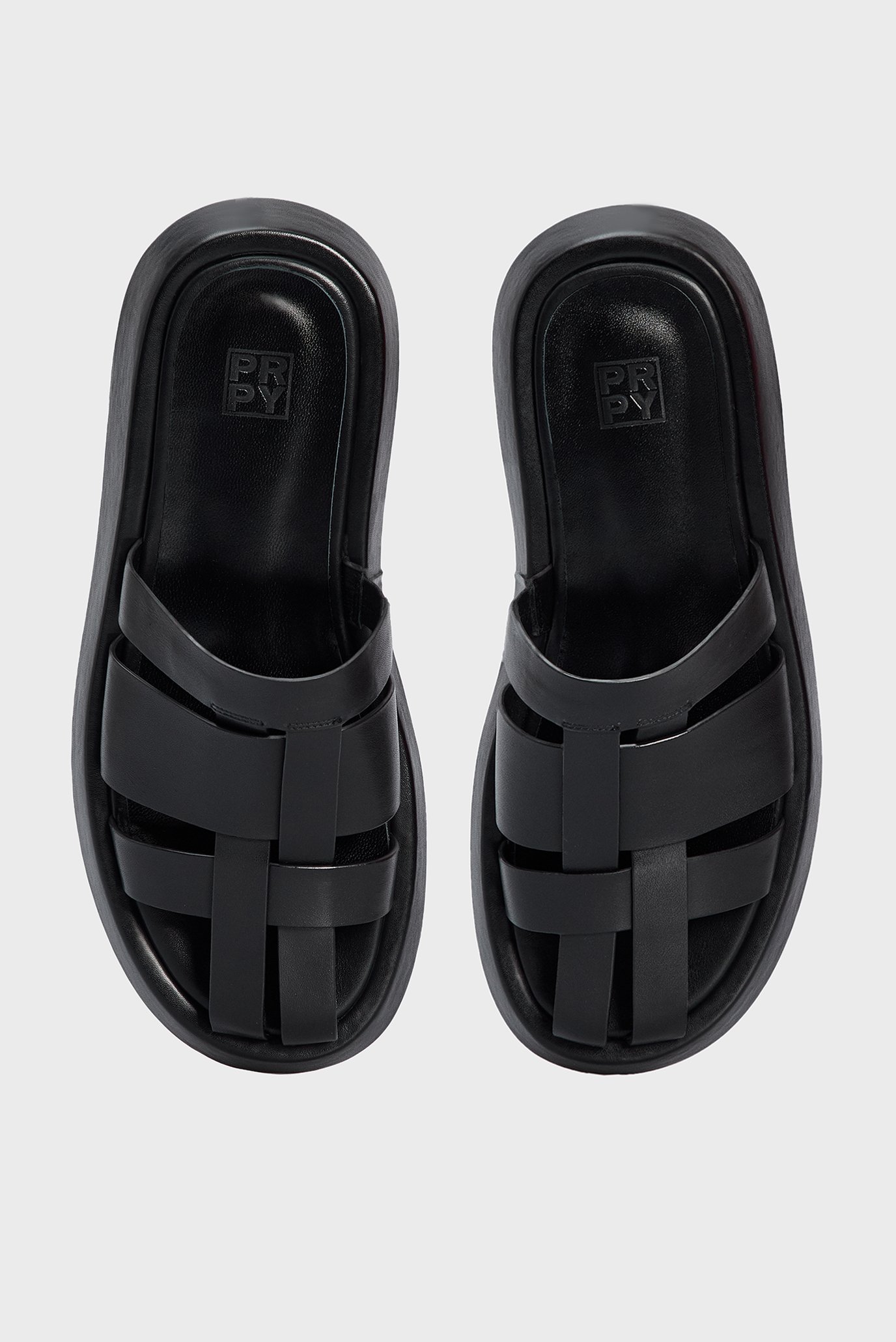 Женские черные кожаные мюли RobinPRPY Женские черные кожаные мюли Robin 4