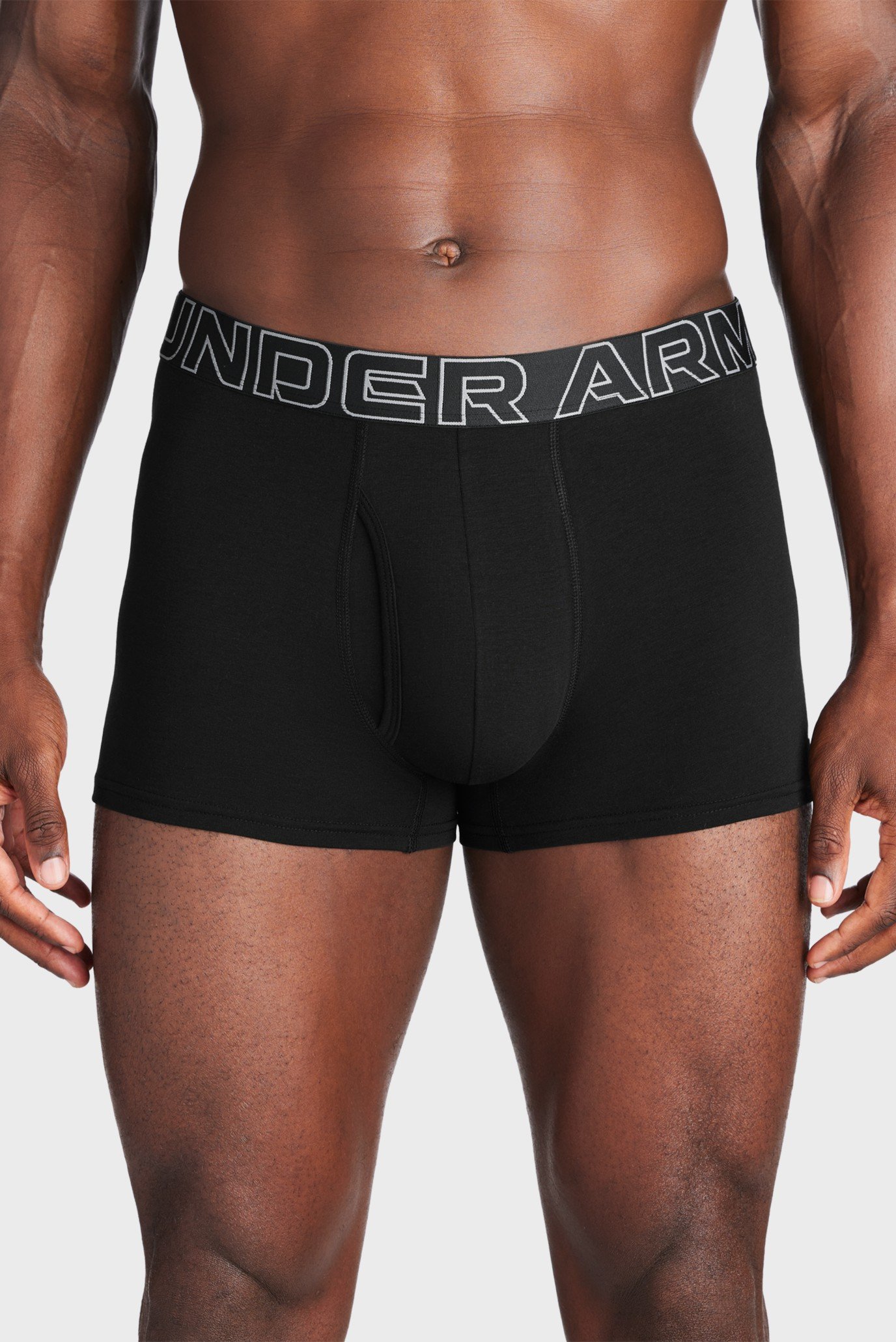 Мужские черные боксеры (3 шт) M UA Perf Cotton 3in 2