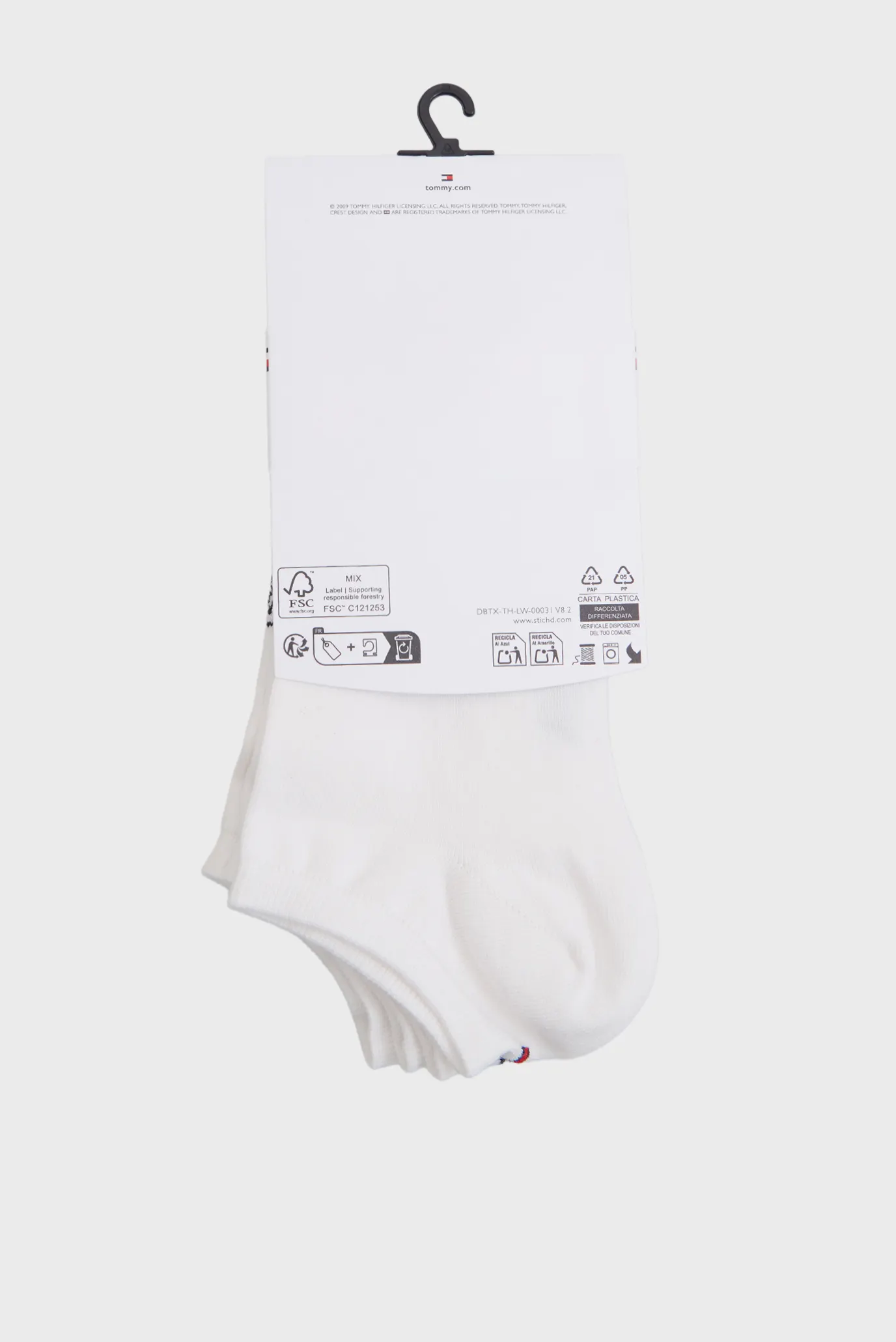 Носки TH WOMEN SNEAKER 2P REFINED MONOG 3