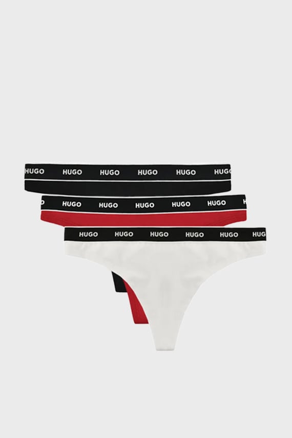 Трусы TRIPLET THONG STRIPE 10272521 01 HUGO BOSS