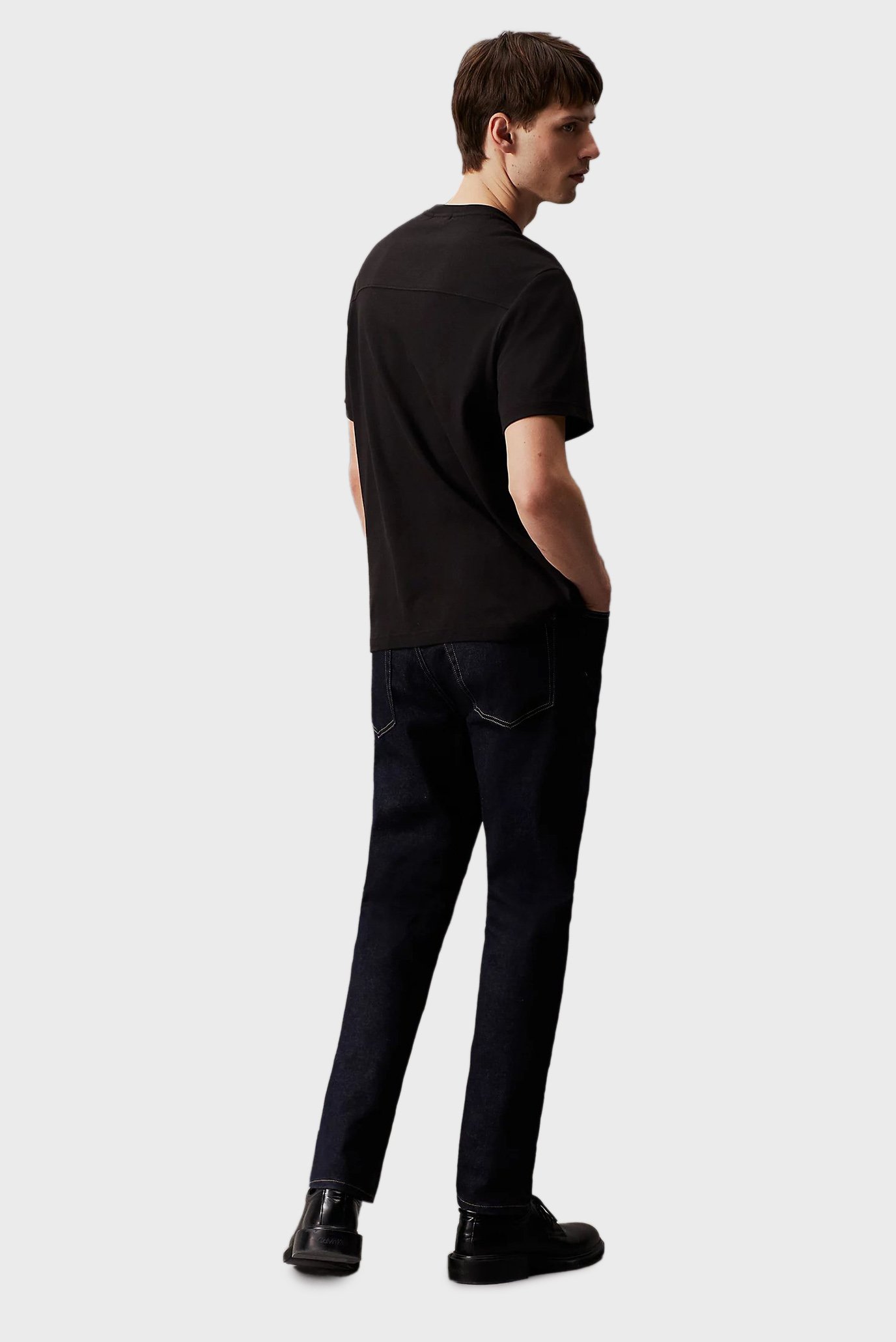 Мужская черная футболка SHADOW EMBOSSED LOGO 3