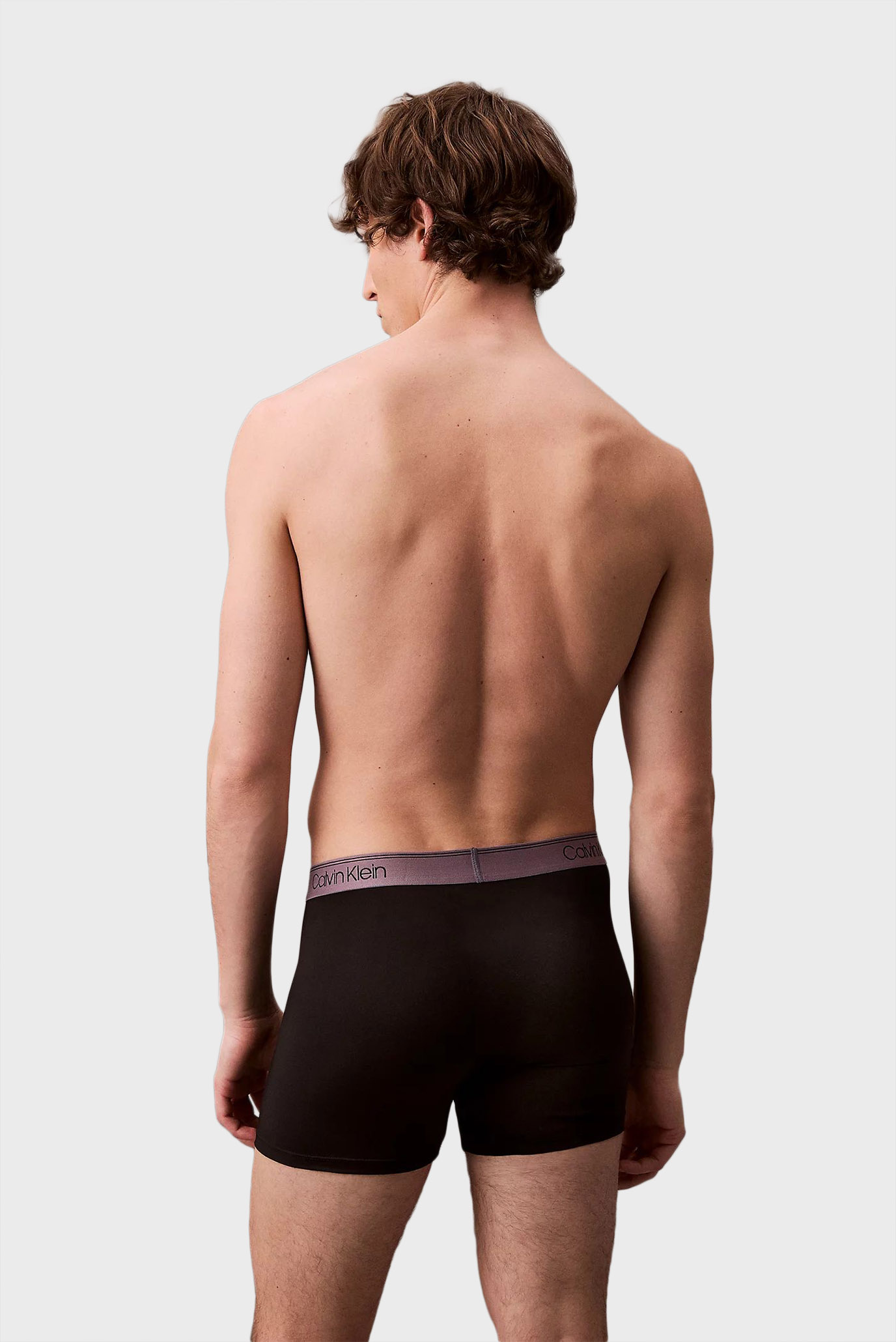 Мужские черные боксеры (3 шт) BOXER BRIEF 3