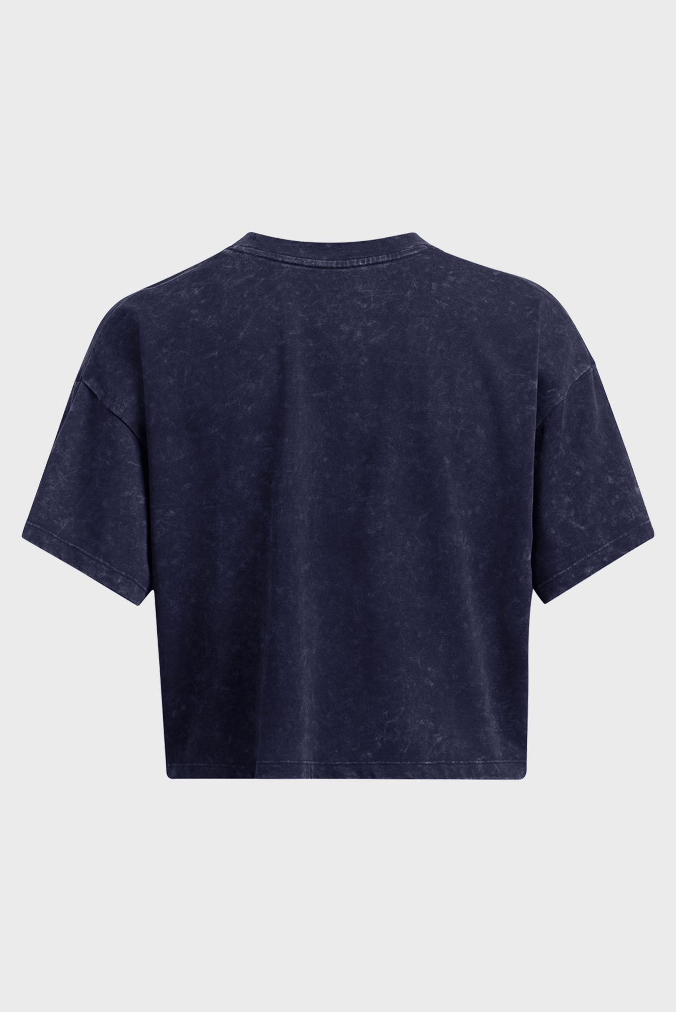 Женская темно-синяя футболка UA W VARSITY CROP HW SS 4