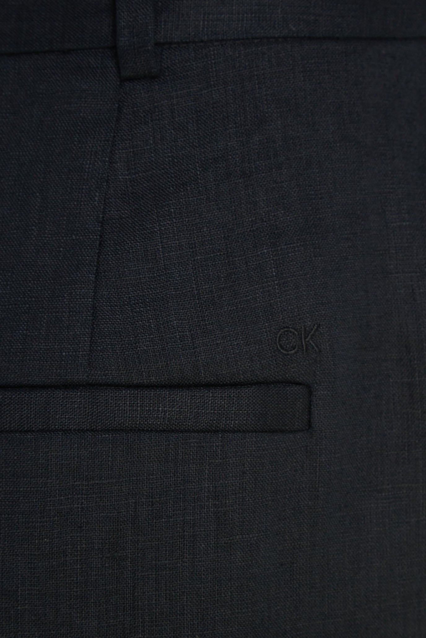 Брюки LINEN SLIM STRAIGHT CROPPED PANT 3