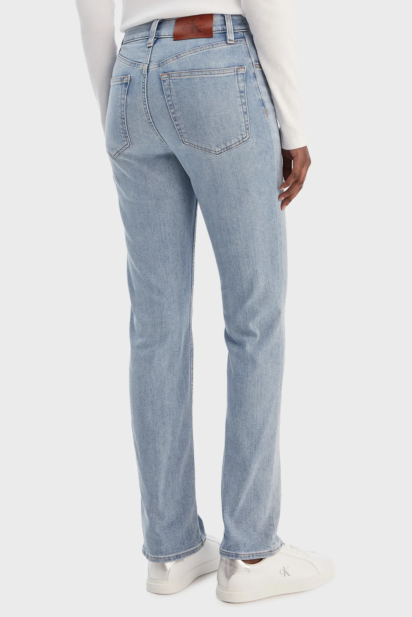 Джинсы EU HIGH RISE STRAIGHT BLUE RAIN 3