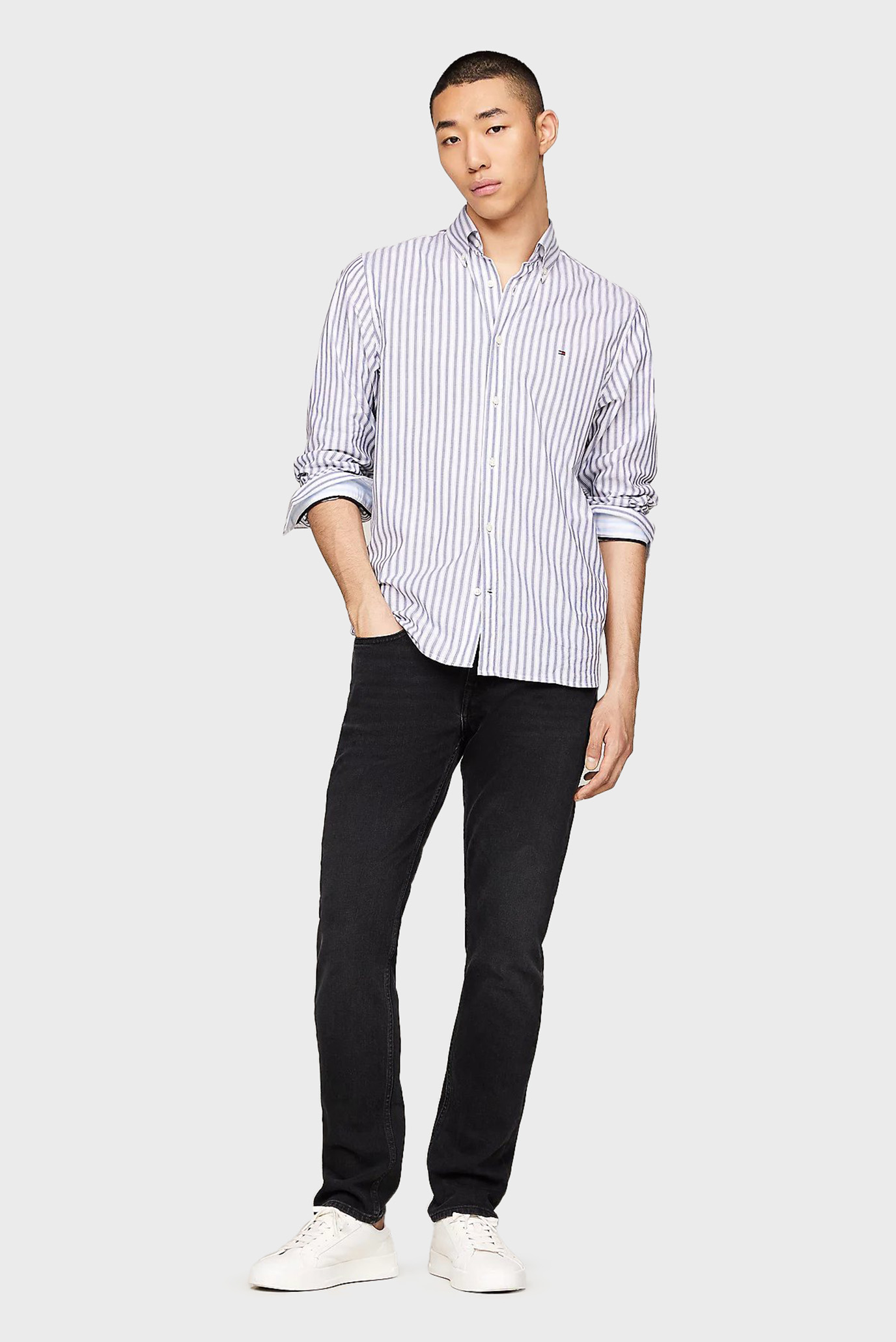 Мужские черные джинсы STRAIGHT DENTON STR KANE BLACK 2