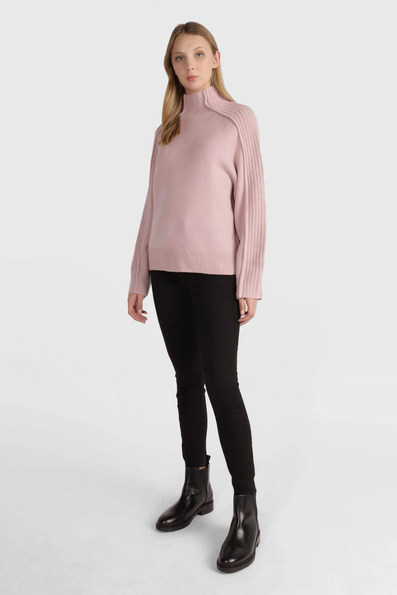 Гольф RECYCLED WOOL MOCK NECK SWEATER 4