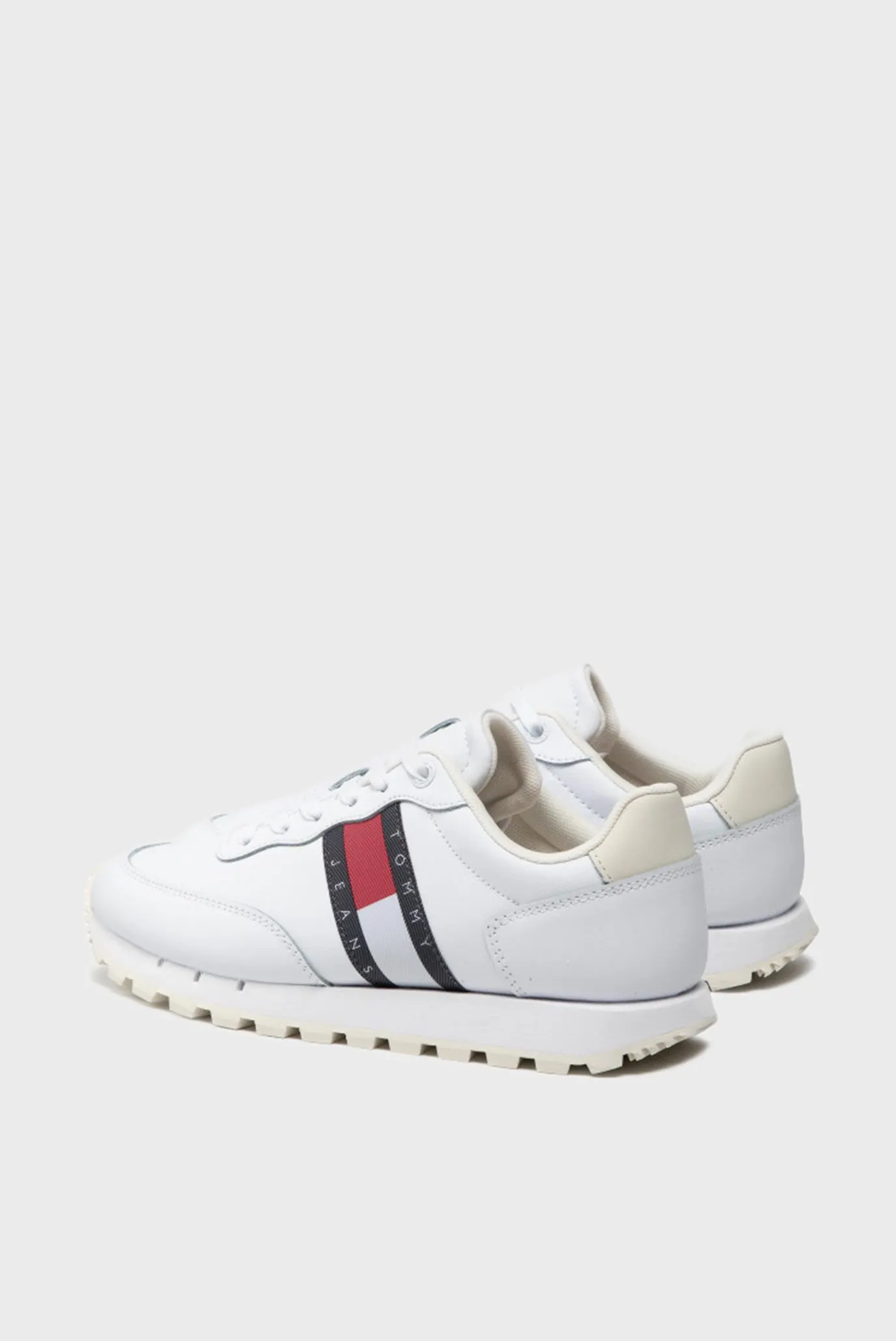 Женские белые кожаные кроссовки LEATHER RUNNER 3