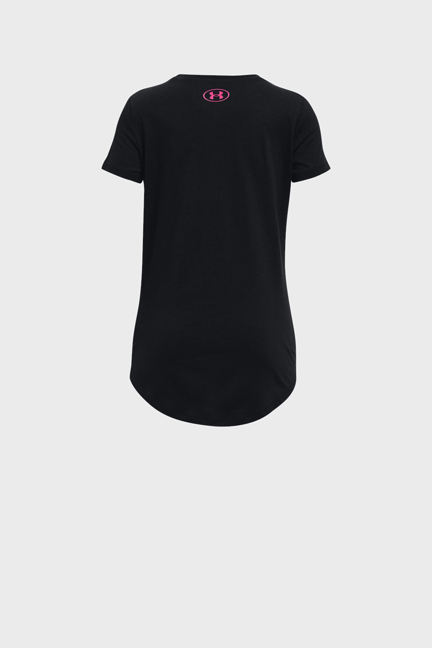 Детская черная футболка UA SPORTSTYLE LOGO SS 2
