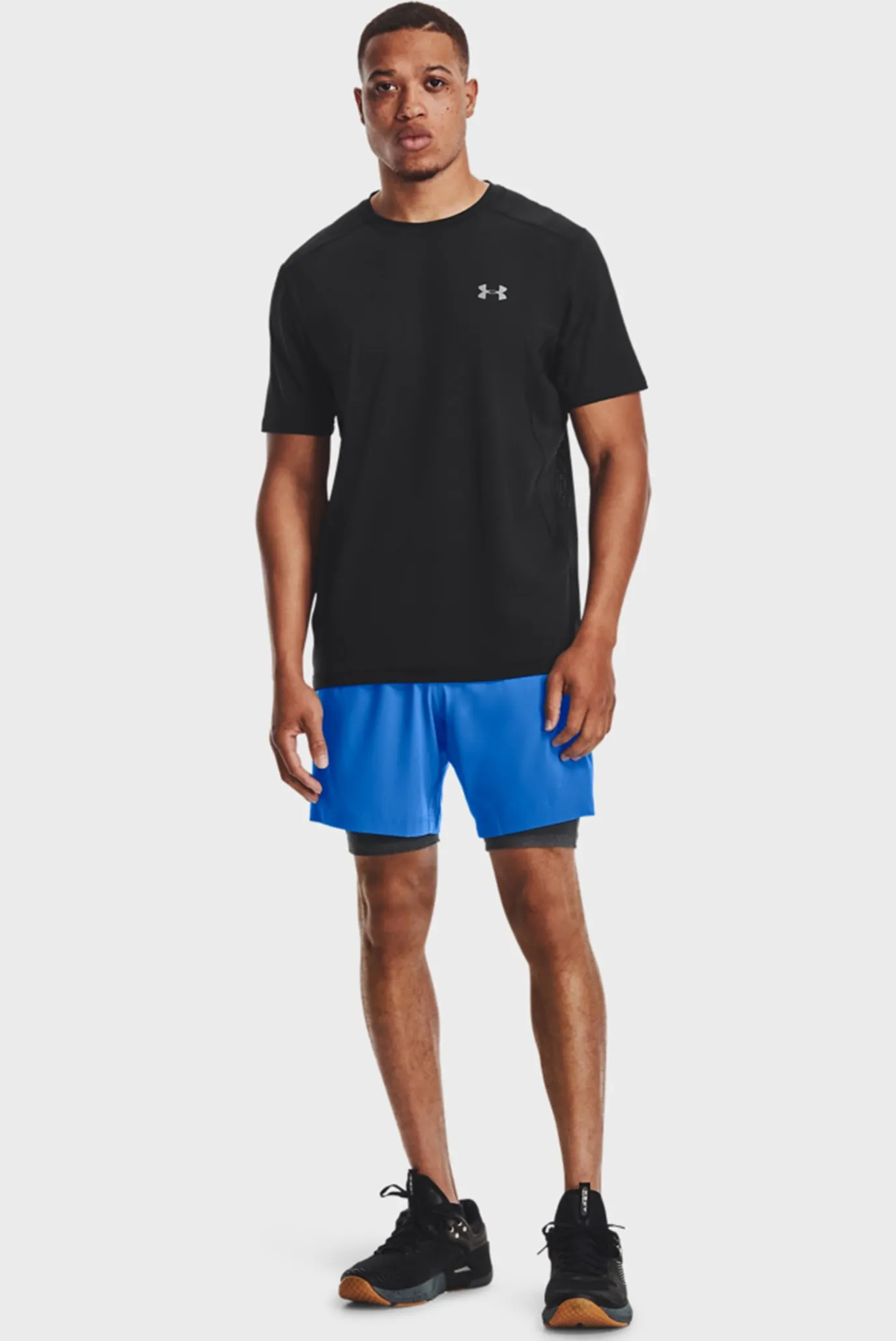 Мужские серые велосипедки UA HG Armour 9