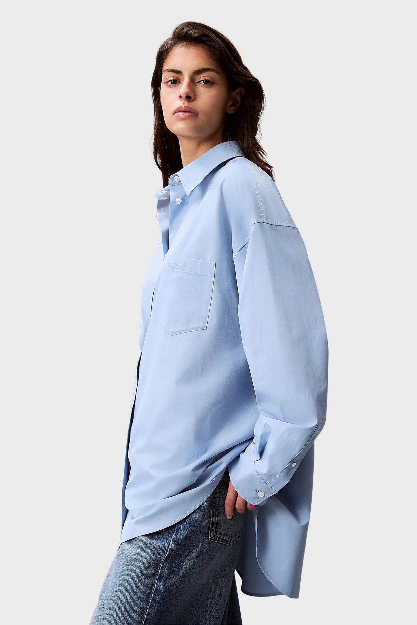 Рубашка Lustrous CTTN LS Oversized ShirtCalvin Klein Рубашка Lustrous CTTN LS Oversized Shirt 3