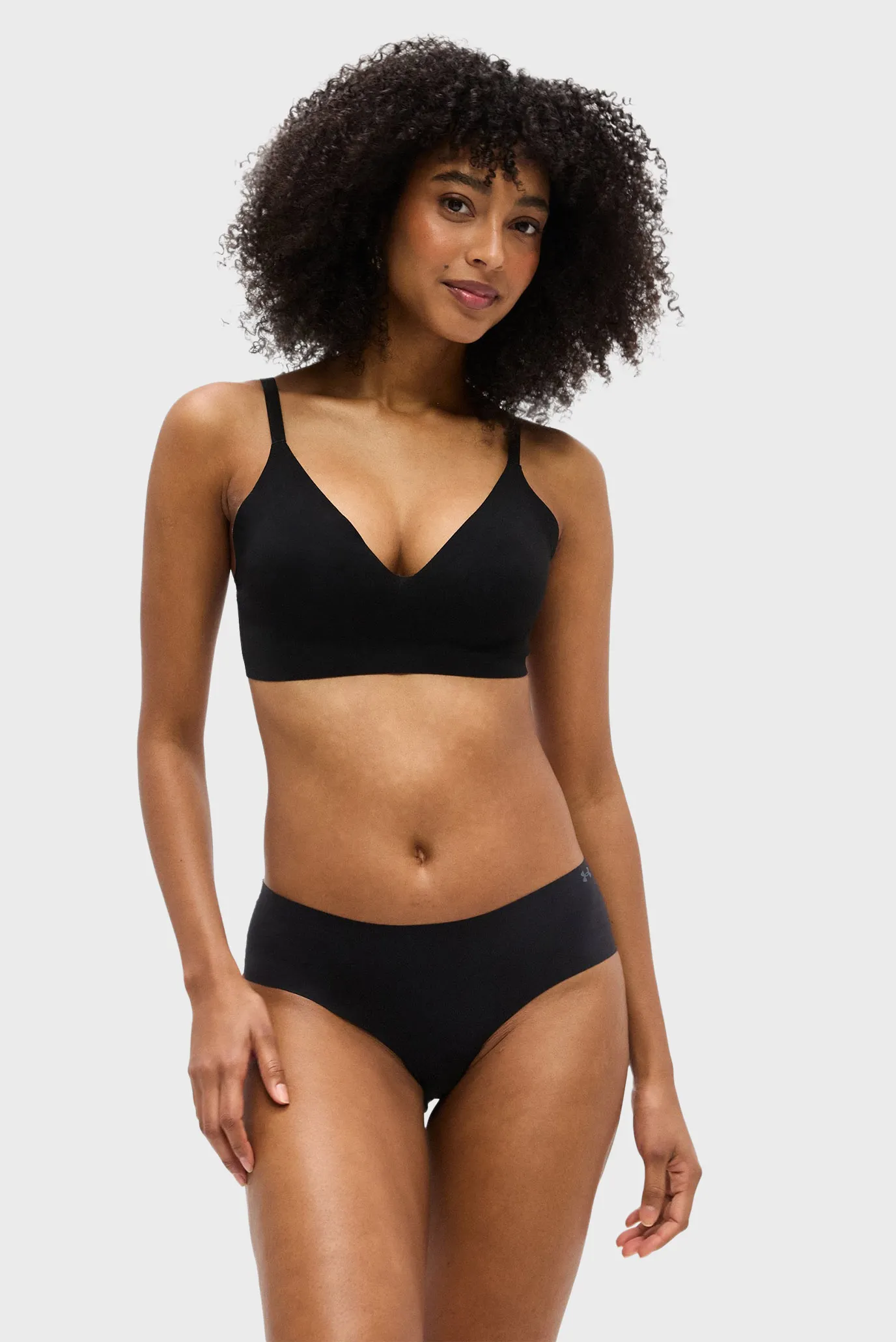 Трусы/UA PURE STRETCH NO SHOW HIPSTER-SOLID3PK 5