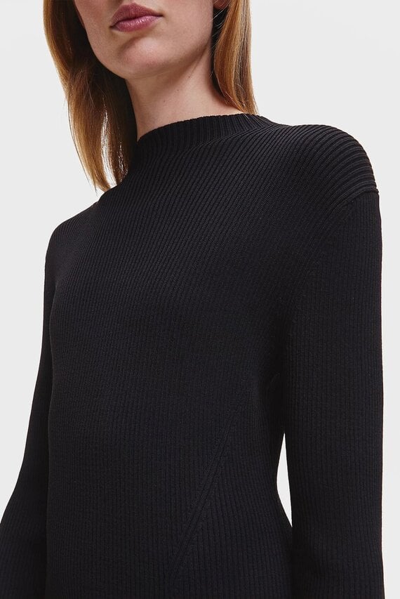 Платье ICONIC RIB MOCK NECK DRESS
