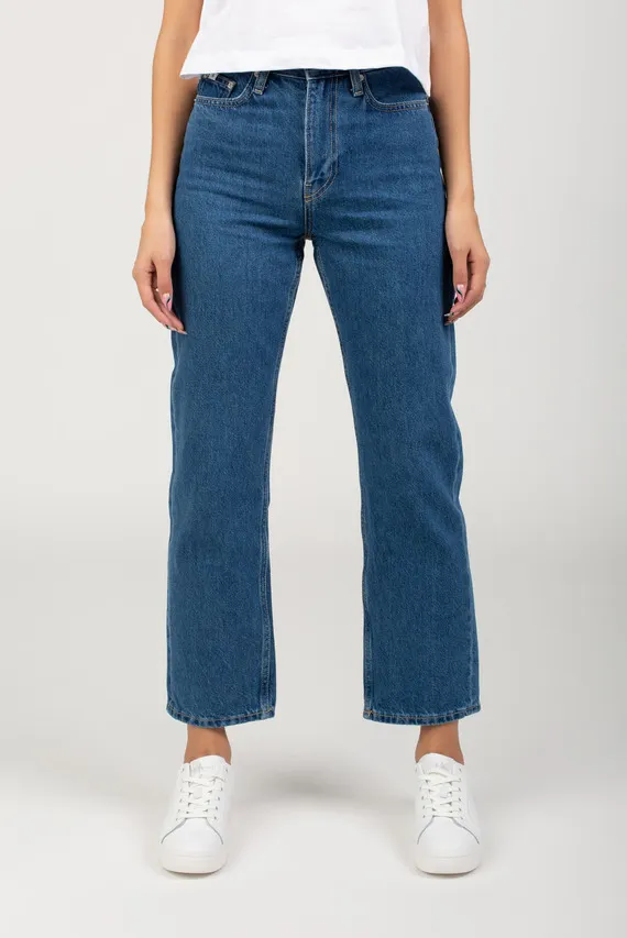 Джинсы HIGH RISE STRAIGHT ANKLE Calvin Klein Jeans