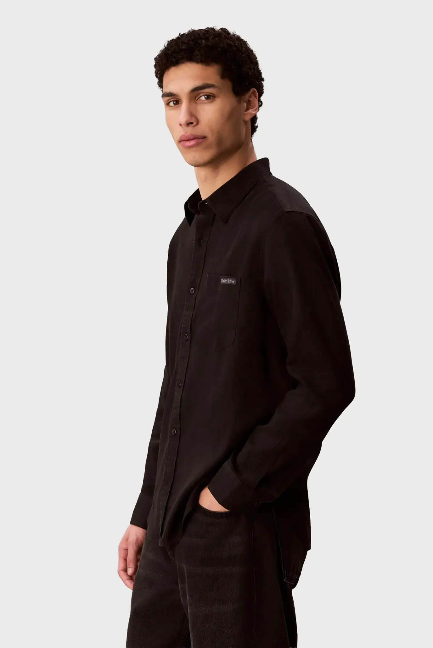 Рубашка LS SOLID CASUAL LINEN CLASSIC SH 3