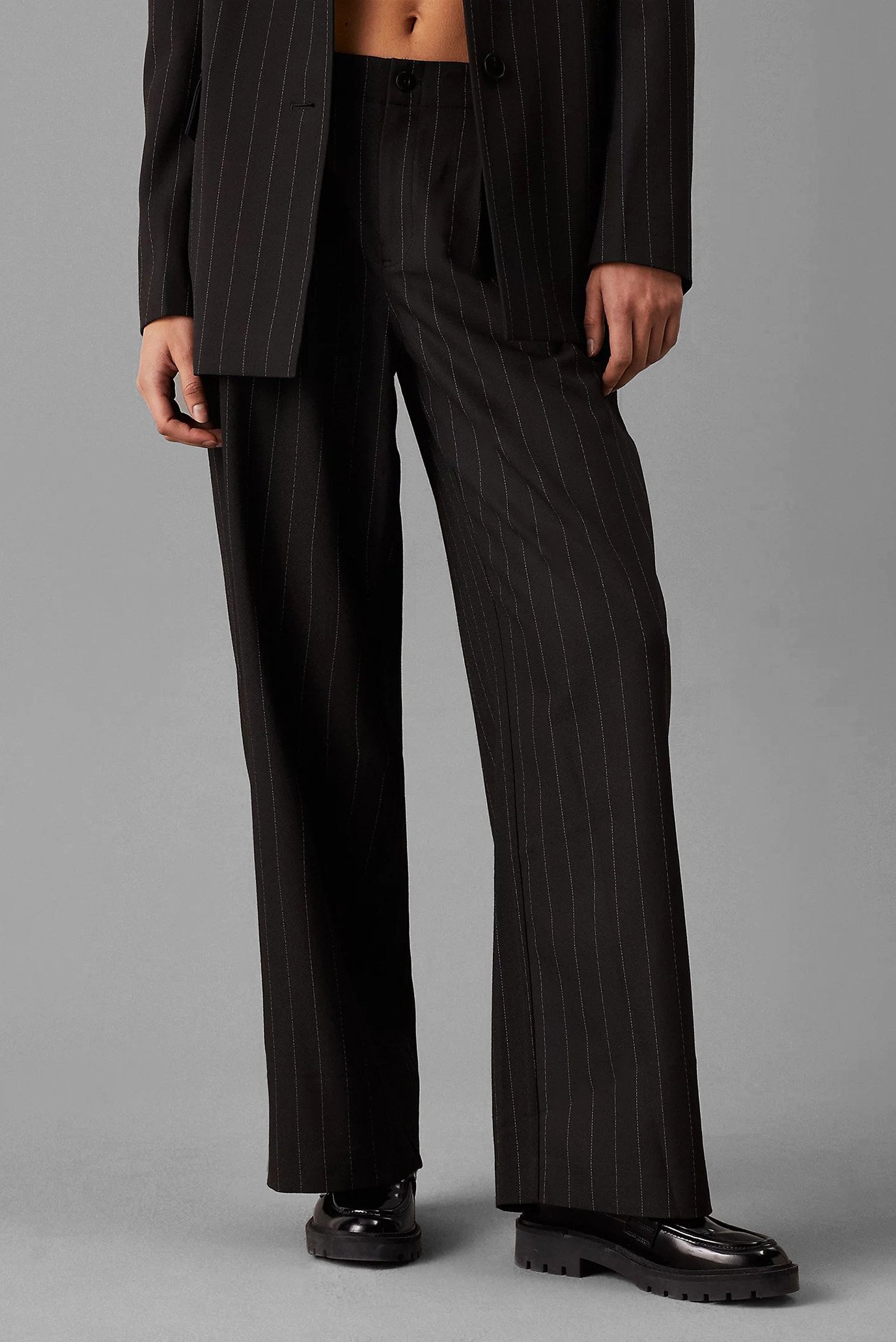 Штаны/SOFT CREPE PINSTRIPE PANT 1